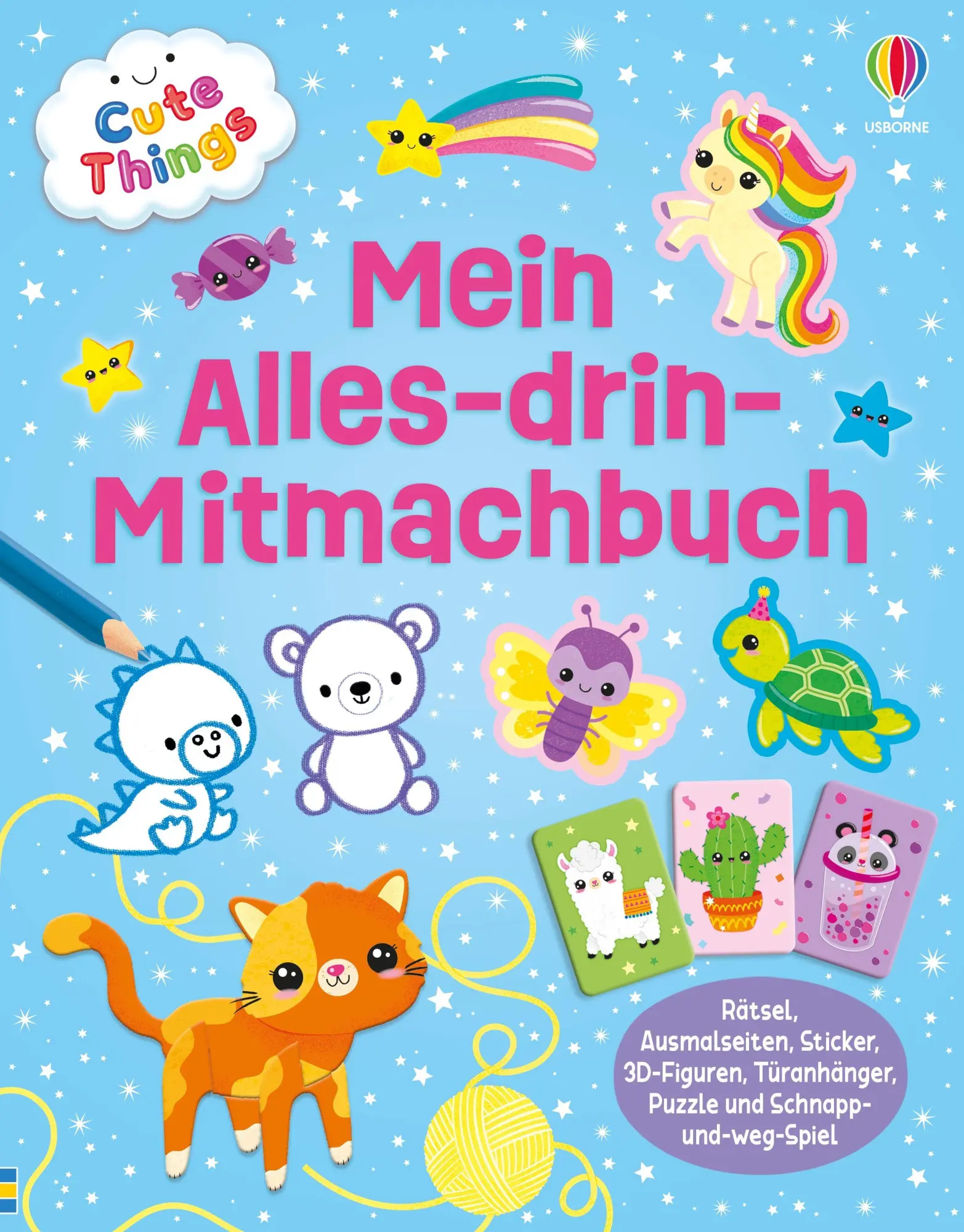 Cover: 9781035706266 | Cute Things - Mein Alles-drin-Mitmachbuch | Kirsteen Robson | Buch