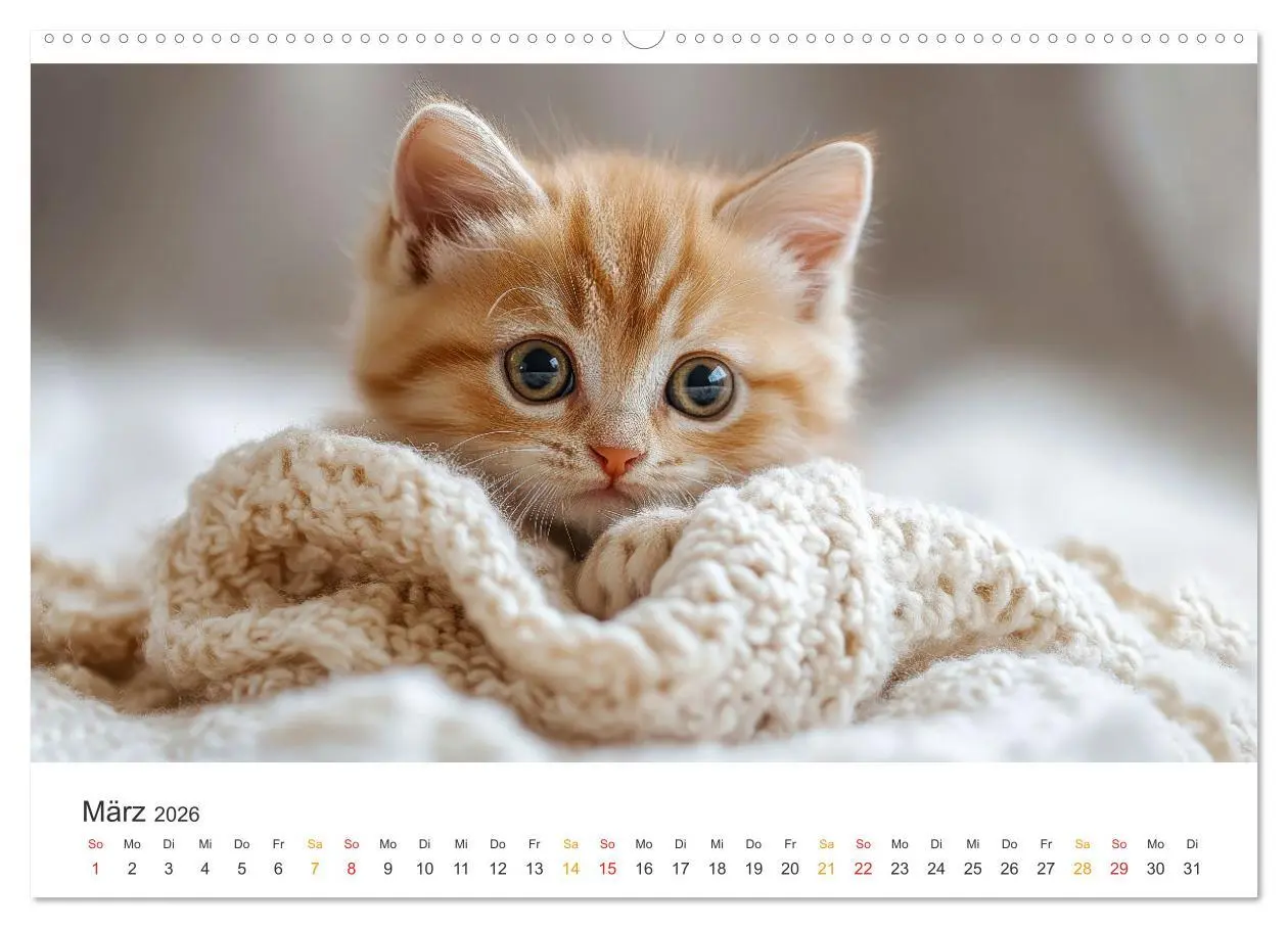 Bild: 9783457276266 | Katzen - Kalender für alle Miezenfans (hochwertiger Premium...