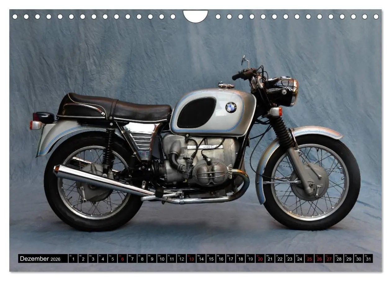 Bild: 9783516126266 | BMW R 60/5 (Wandkalender 2026 DIN A4 quer), CALVENDO Monatskalender