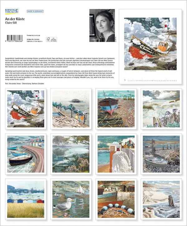 Bild: 9783731886266 | An der Küste 2026 | Verlag Korsch | Kalender | Spiralbindung | 14 S.