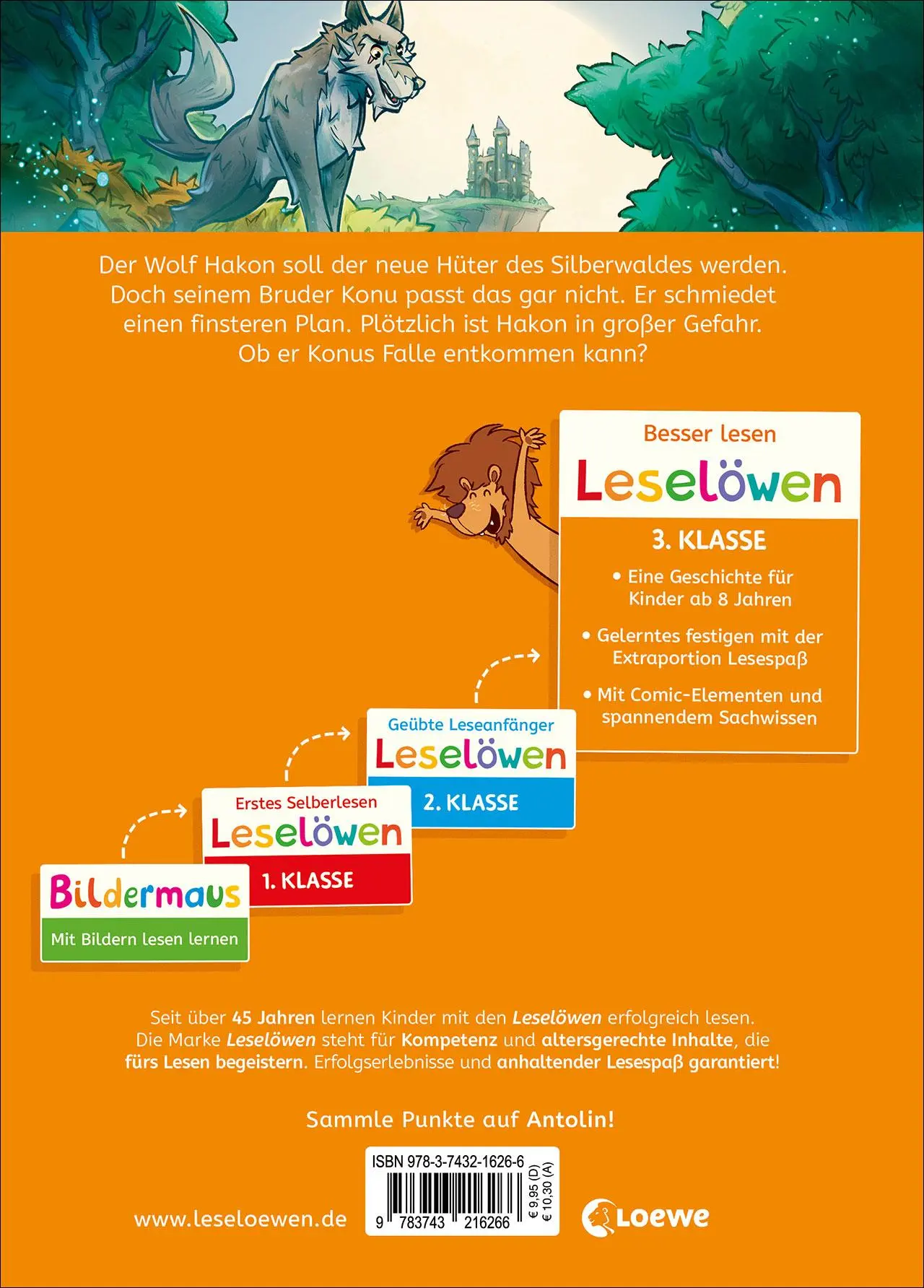 Rückseite: 9783743216266 | Leselöwen 3. Klasse - Das Duell der Wölfe | Barbara Rose | Buch | 2024