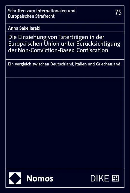 Cover: 9783756016266 | Die Einziehung von Taterträgen in der Europäischen Union unter...