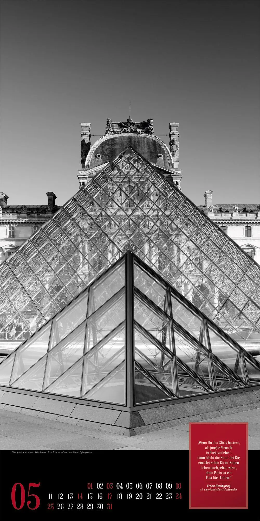 Bild: 9783838426266 | Paris, je t'aime Literatur-Kalender 2026 | Ackermann Kunstverlag GmbH