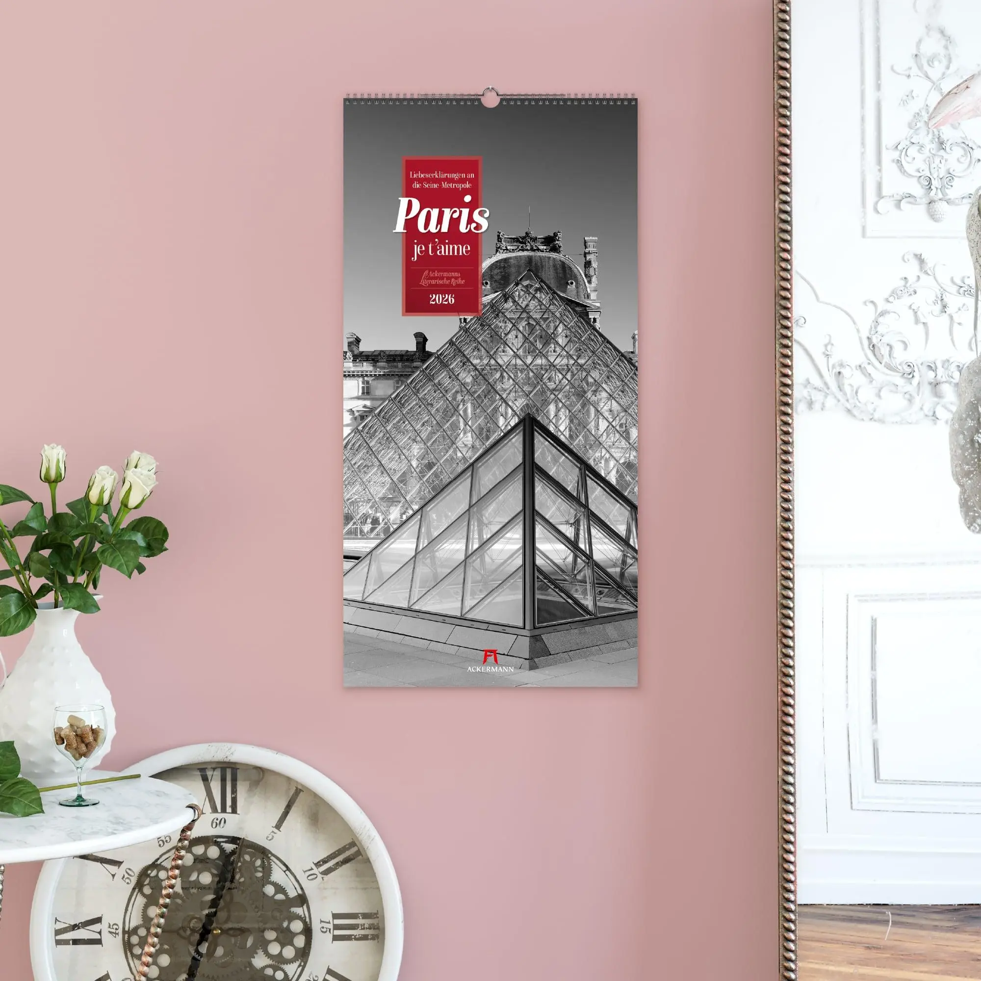 Bild: 9783838426266 | Paris, je t'aime Literatur-Kalender 2026 | Ackermann Kunstverlag GmbH