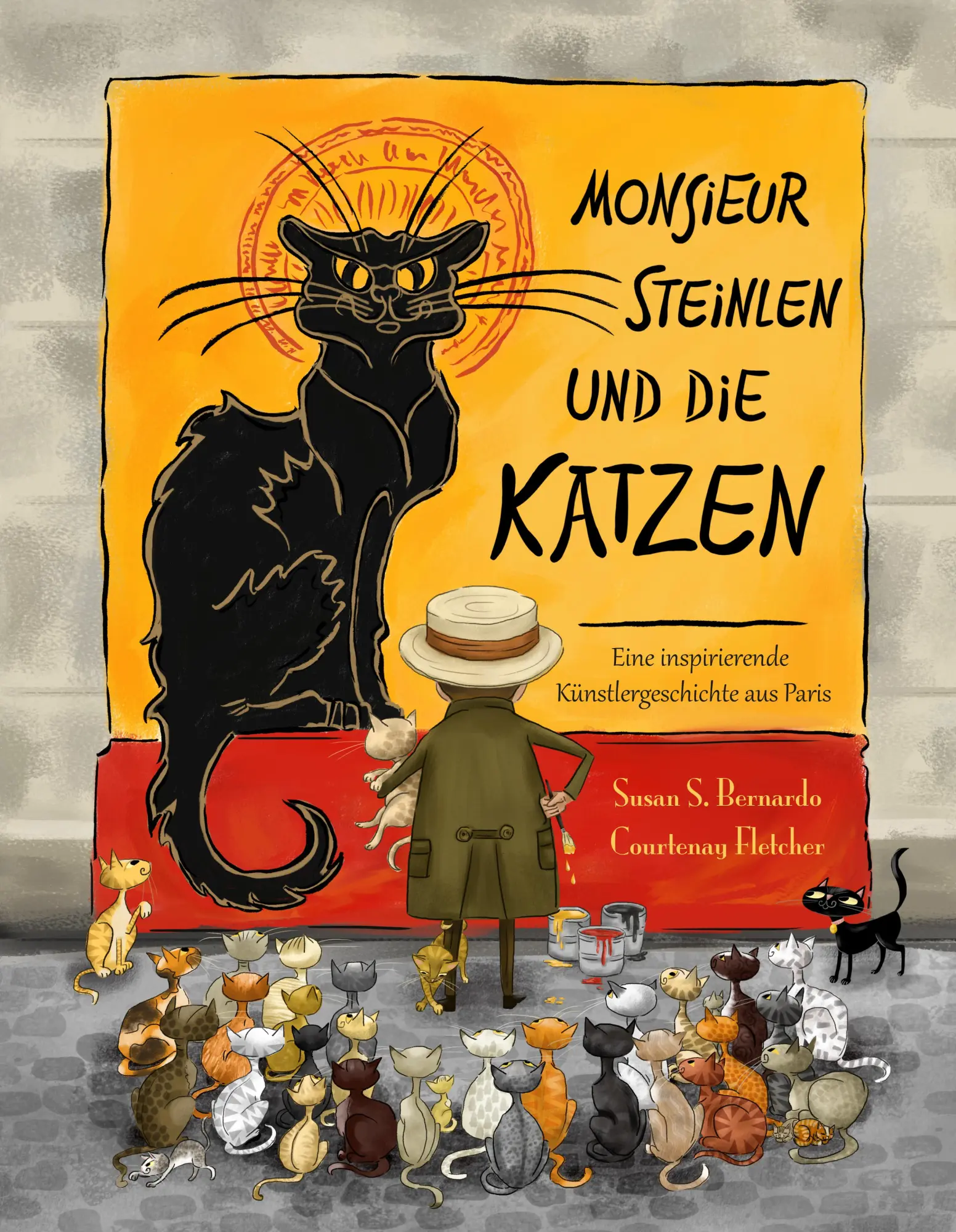Cover: 9783944596266 | Monsieur Steinlen und die Katzen | Susan Schaefer Bernardo | Buch