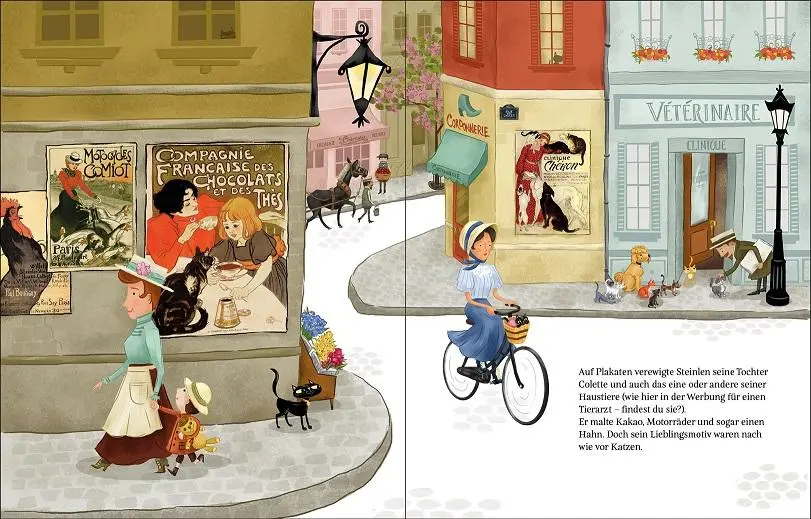 Bild: 9783944596266 | Monsieur Steinlen und die Katzen | Susan Schaefer Bernardo | Buch