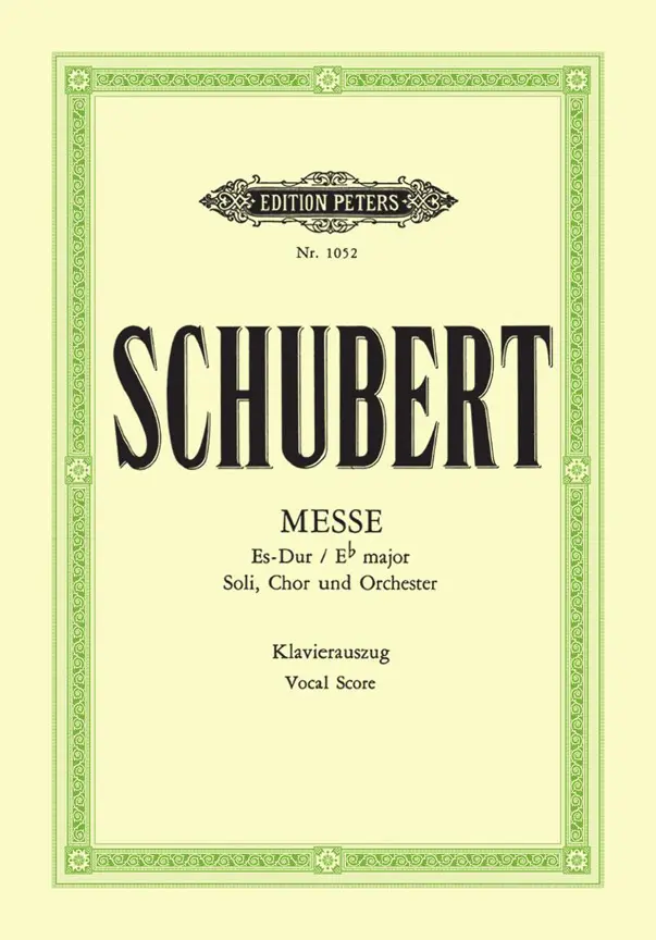 Cover: 9790014006266 | Mass No.6 in E flat D950 | Messe Nr. 6 in Es-Dur | Franz Schubert