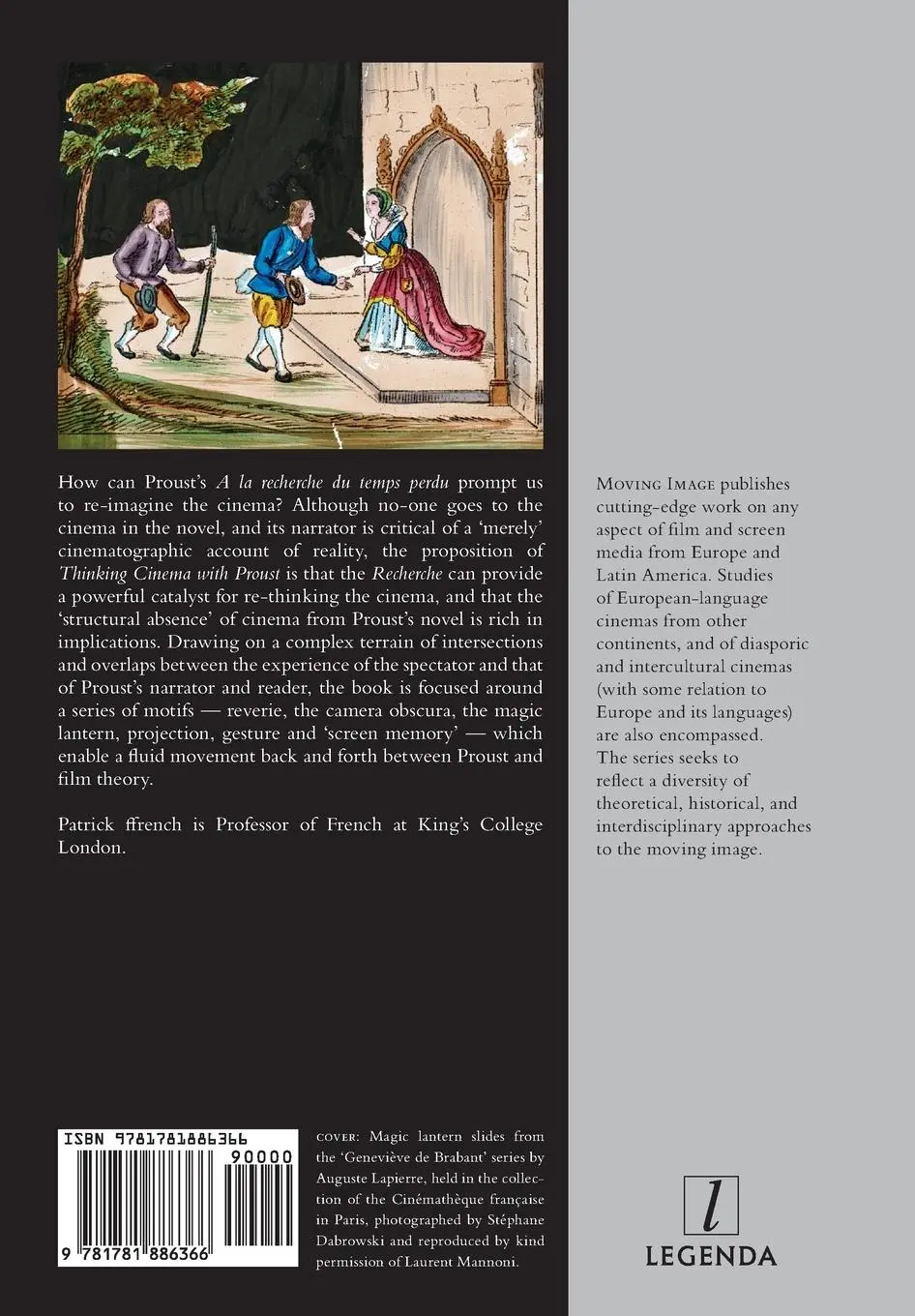 Rückseite: 9781781886366 | Thinking Cinema with Proust | Patrick Ffrench | Taschenbuch | Englisch