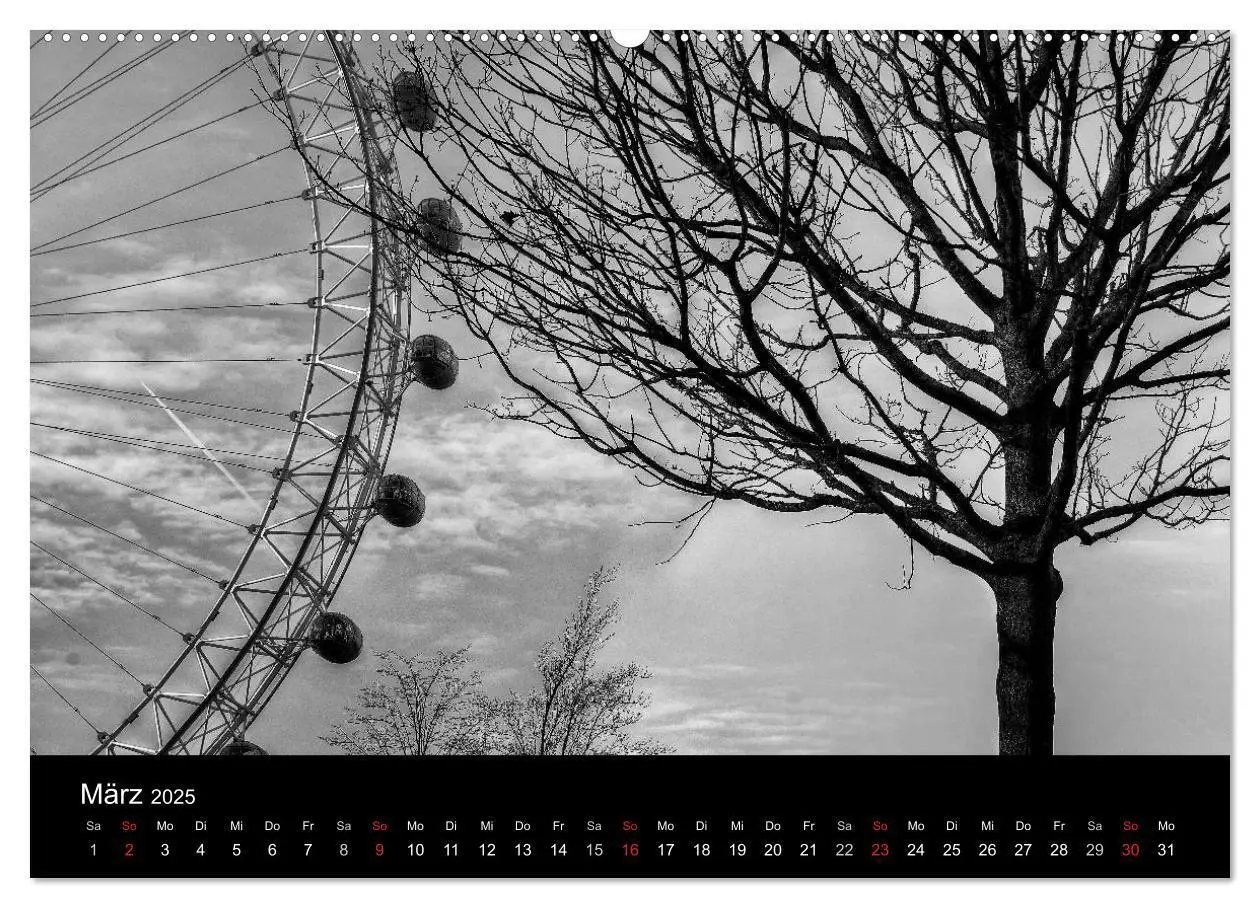 Bild: 9783435556366 | Unterwegs in London (Wandkalender 2025 DIN A2 quer), CALVENDO...