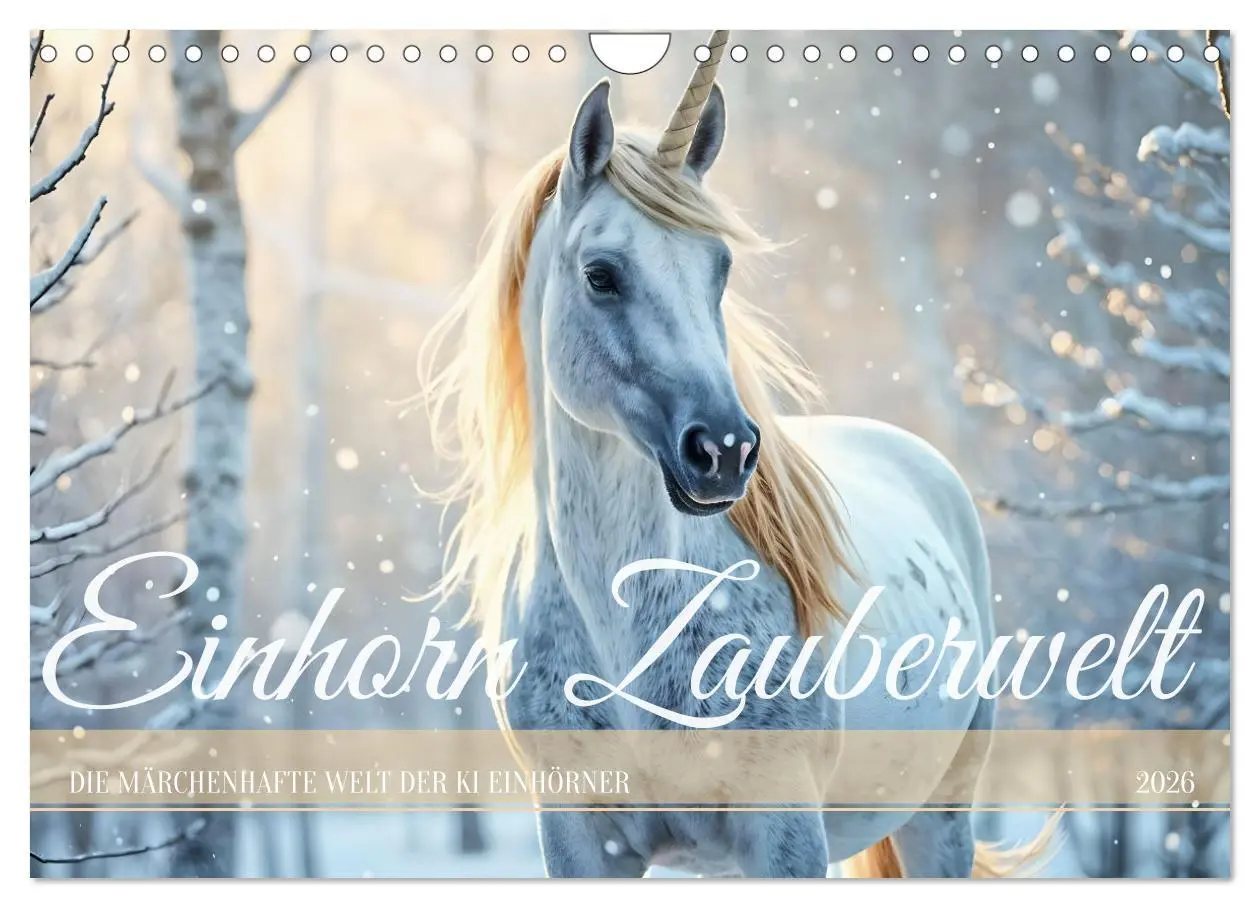 Cover: 9783457266366 | Einhorn Zauberwelt - Die märchenhafte Welt der KI Einhörner...