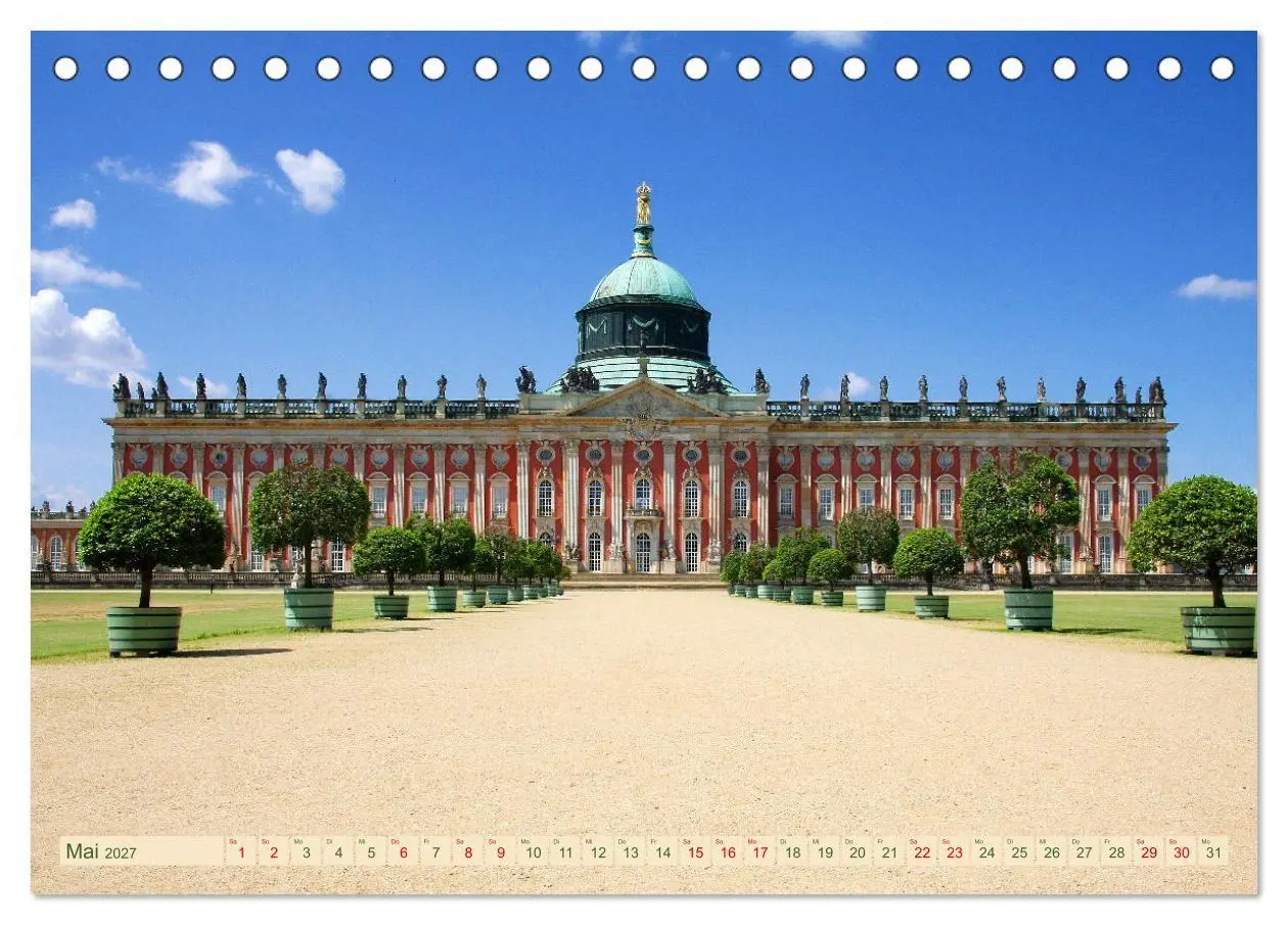 Bild: 9783569516366 | Königliche Residenzen in Potsdam (Tischkalender 2027 DIN A5 quer),...