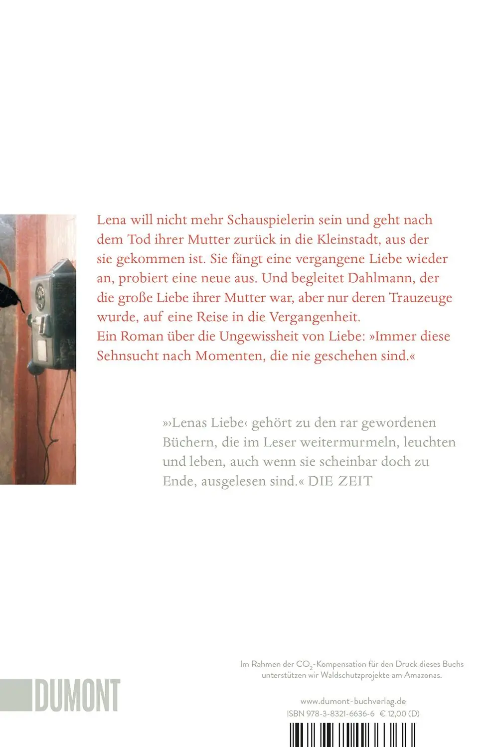 Rückseite: 9783832166366 | Lenas Liebe | Roman | Judith Kuckart | Taschenbuch | 320 S. | Deutsch