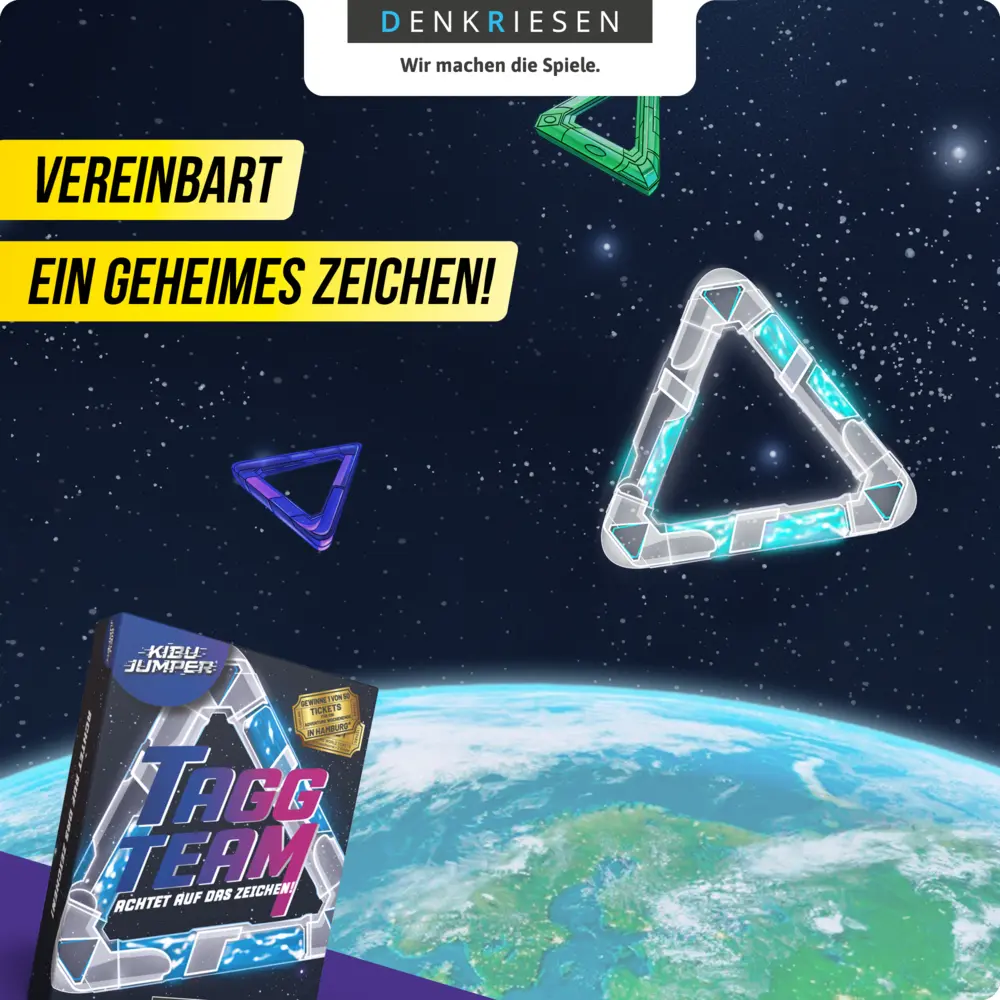 Bild: 4260528096466 | DENKRIESEN - KIBU JUMPER® - Tagg Team - "Achtet auf das Zeichen!"