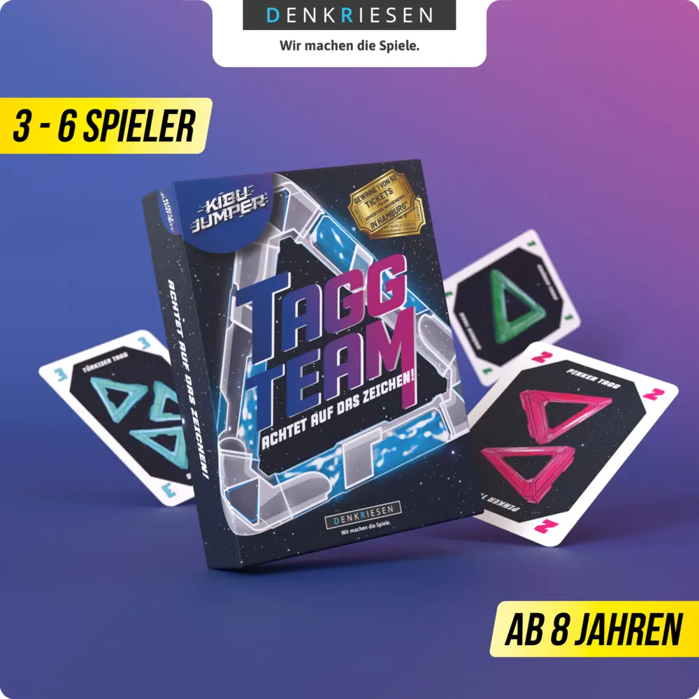 Bild: 4260528096466 | DENKRIESEN - KIBU JUMPER® - Tagg Team - "Achtet auf das Zeichen!"