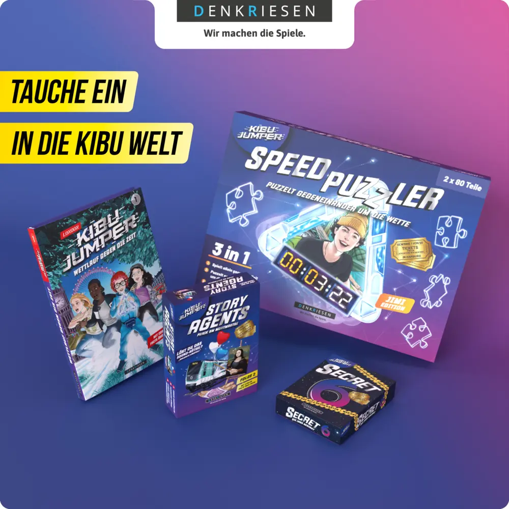 Bild: 4260528096466 | DENKRIESEN - KIBU JUMPER® - Tagg Team - "Achtet auf das Zeichen!"