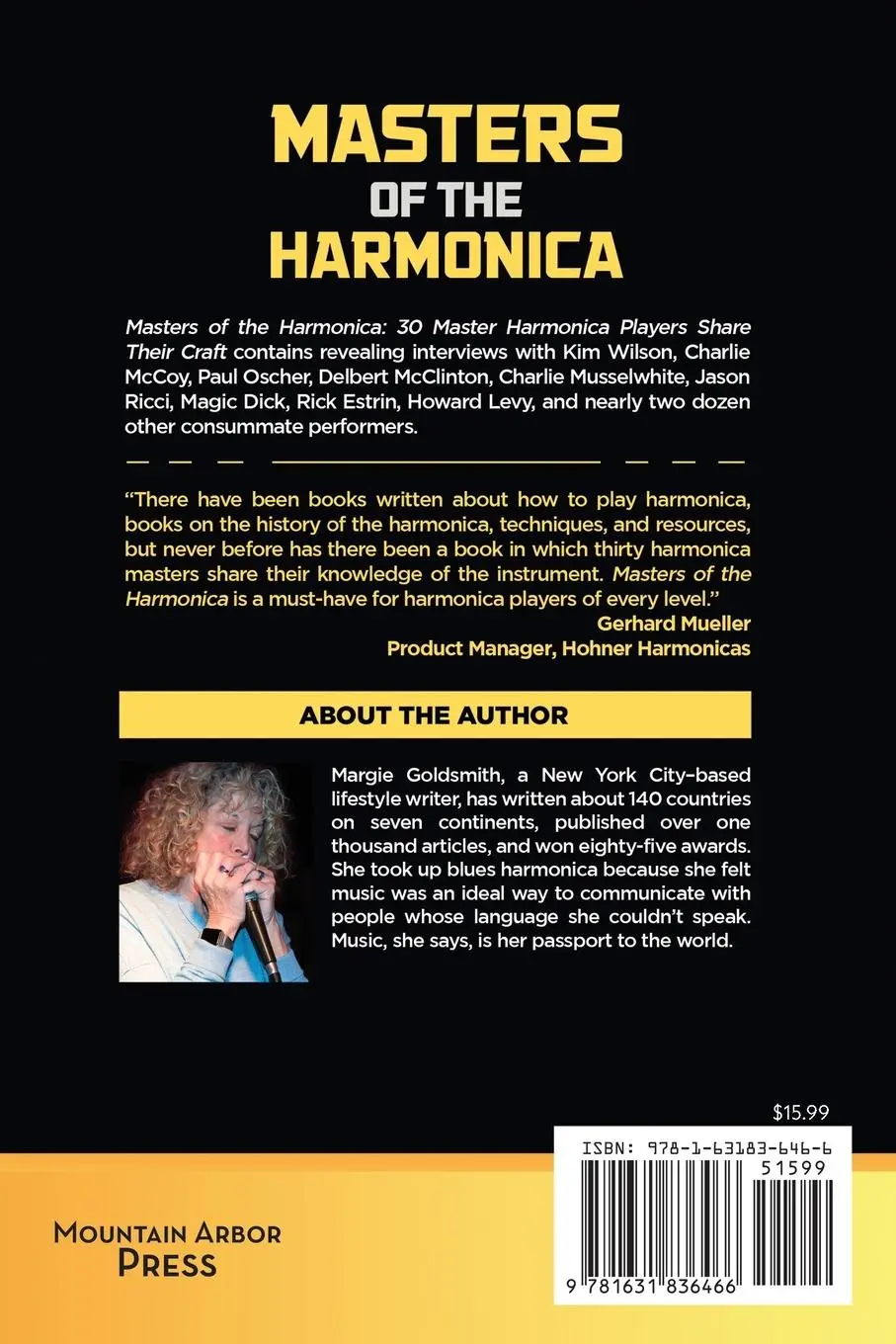 Rückseite: 9781631836466 | Masters of the Harmonica | Margie Goldsmith | Taschenbuch | Englisch