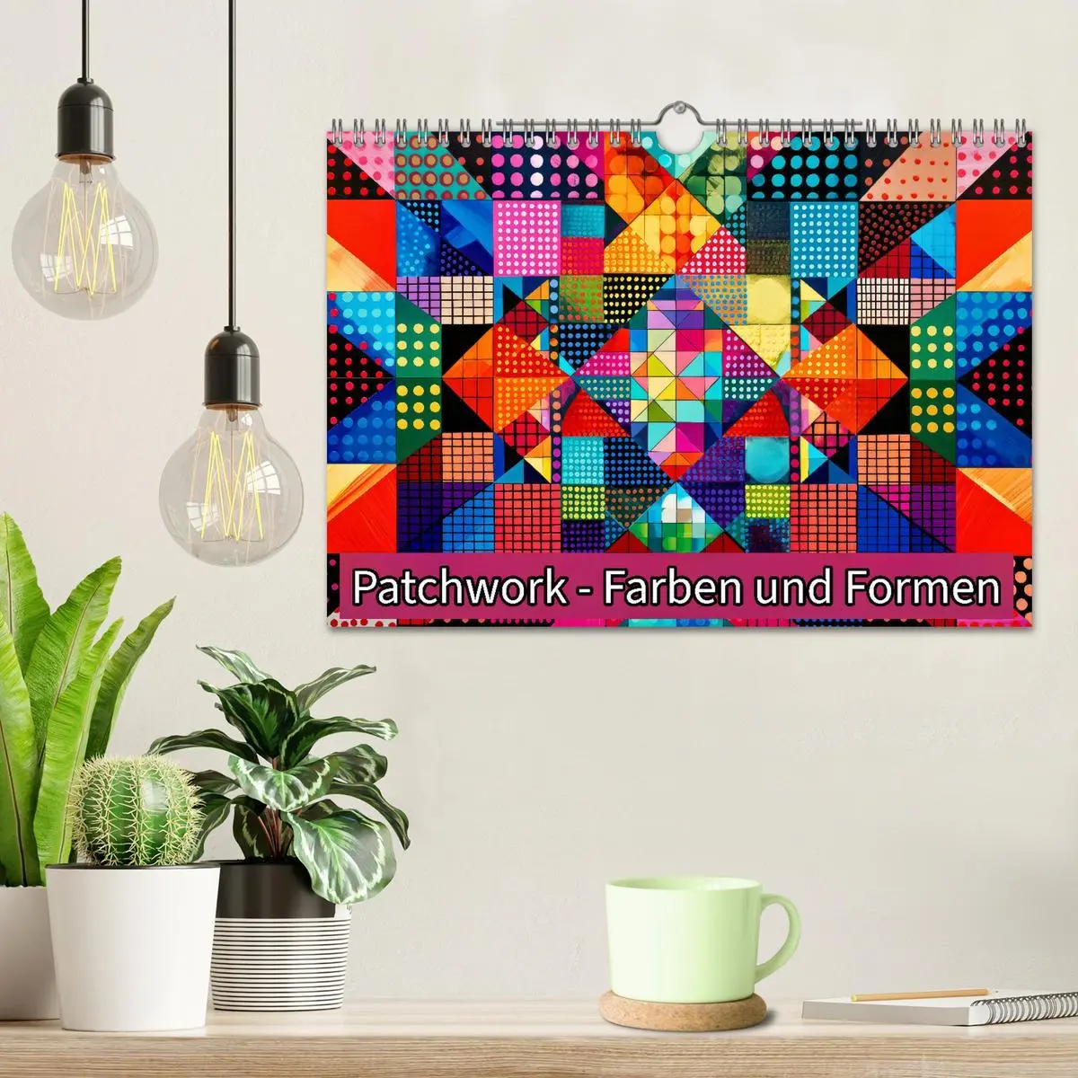 Bild: 9783457326466 | Patchwork - Farben und Formen (Wandkalender 2026 DIN A4 quer),...