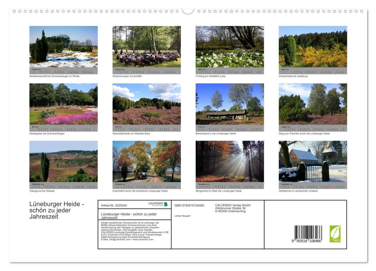 Bild: 9783516106466 | Lüneburger Heide - schön zu jeder Jahreszeit (hochwertiger Premium...