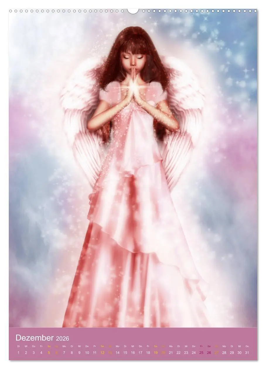 Bild: 9783516416466 | Fantasy Lichtwesen (Wandkalender 2026 DIN A2 hoch), CALVENDO...