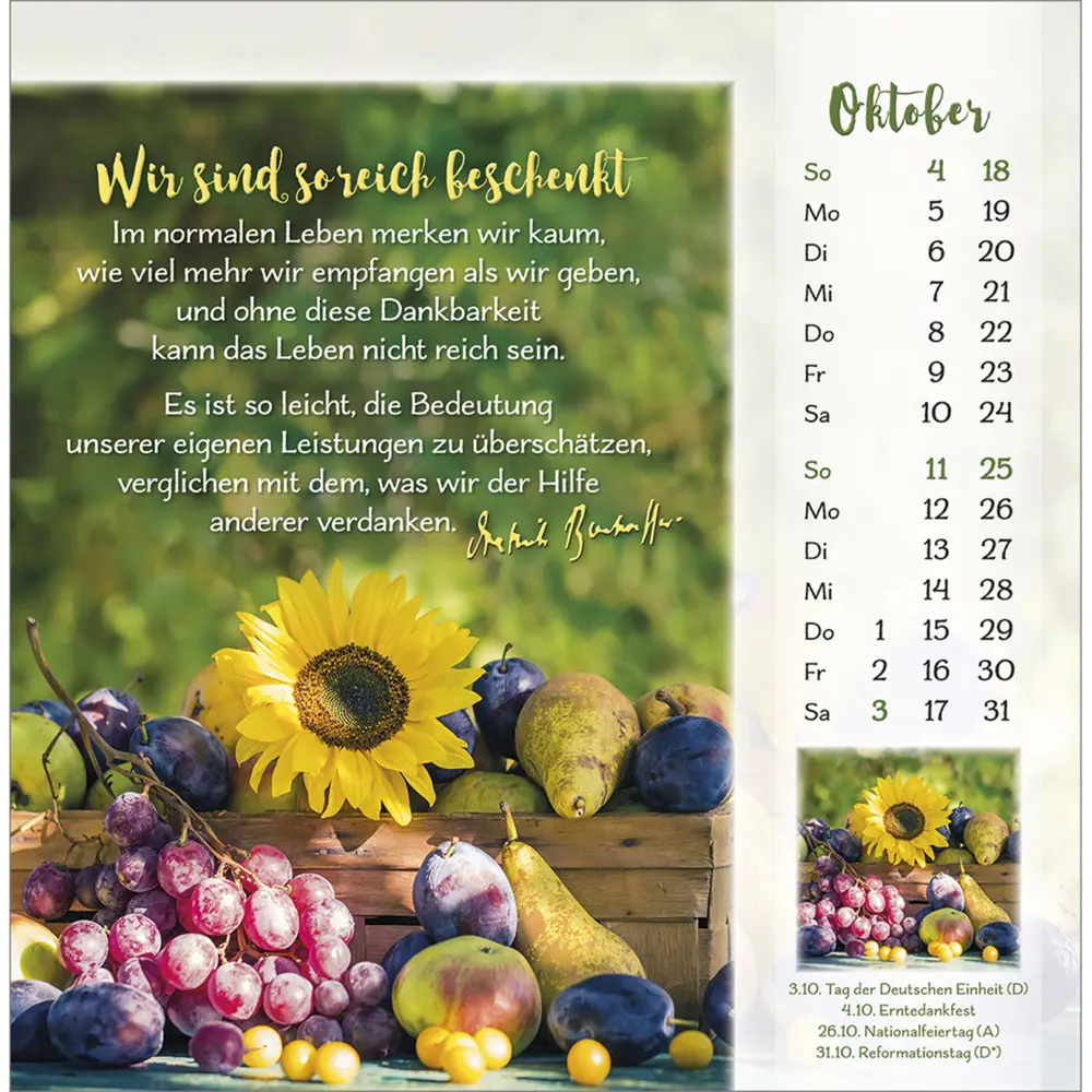 Bild: 9783754876466 | Gott ist für dich 2026 | Dietrich Bonhoeffer-Postkarten-Kalender