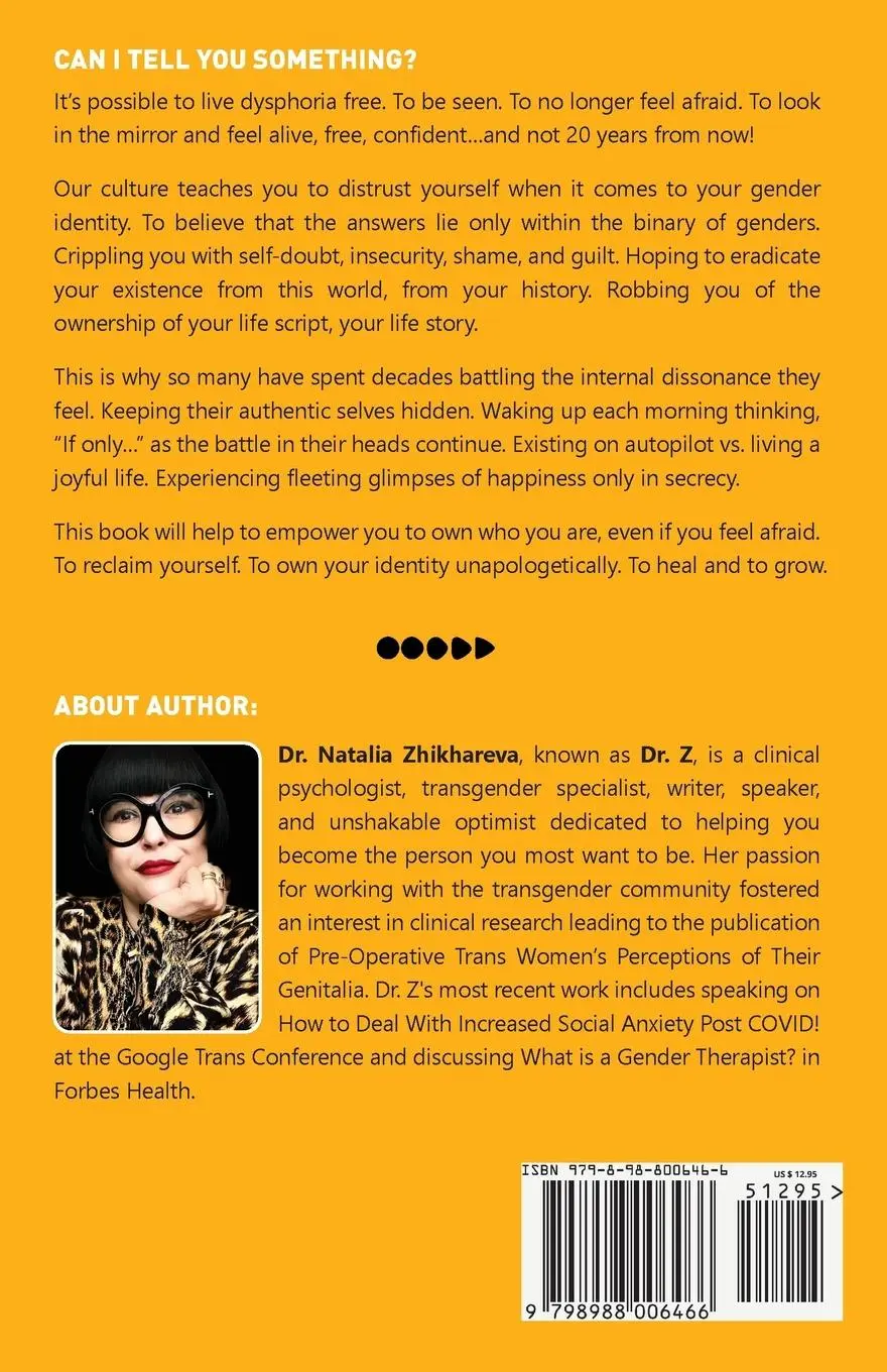 Rückseite: 9798988006466 | On Your Terms | Gender Transition Redefined for Adults | Zhikhareva