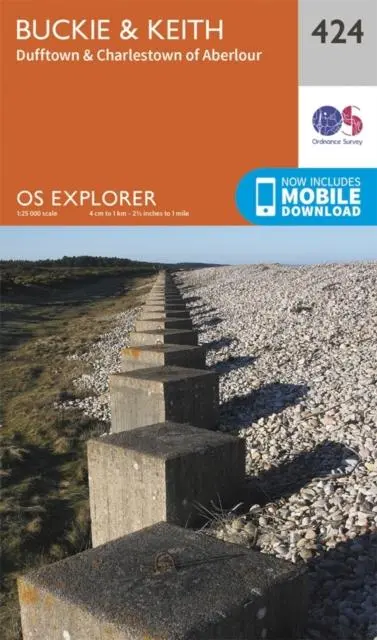 Cover: 9780319246566 | Buckie and Keith | Ordnance Survey | (Land-)Karte | OS Explorer Map