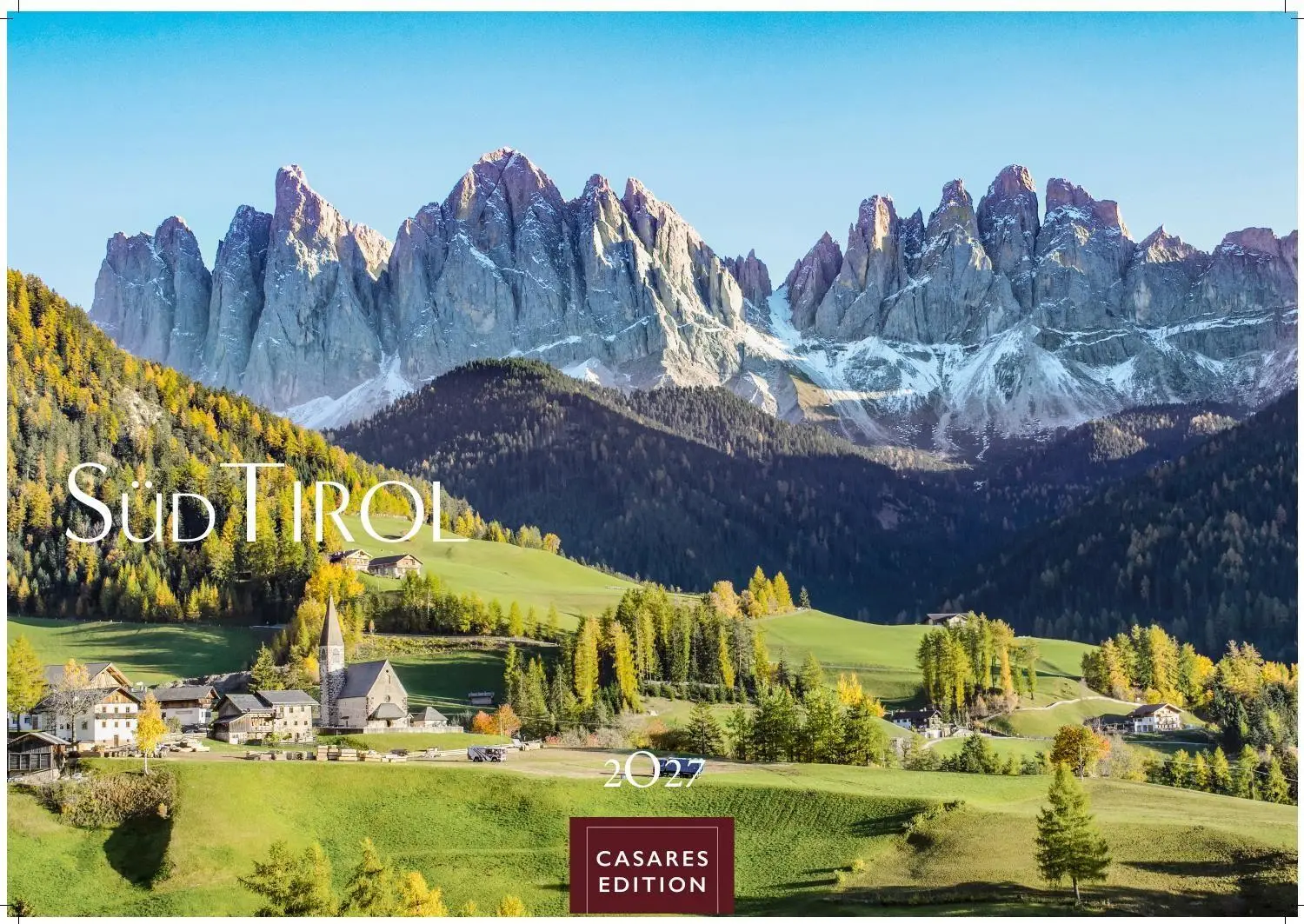 Cover: 9781835246566 | Südtirol Kalender 2027 - Wandkalender Fotokalender Italien 24x35cm...