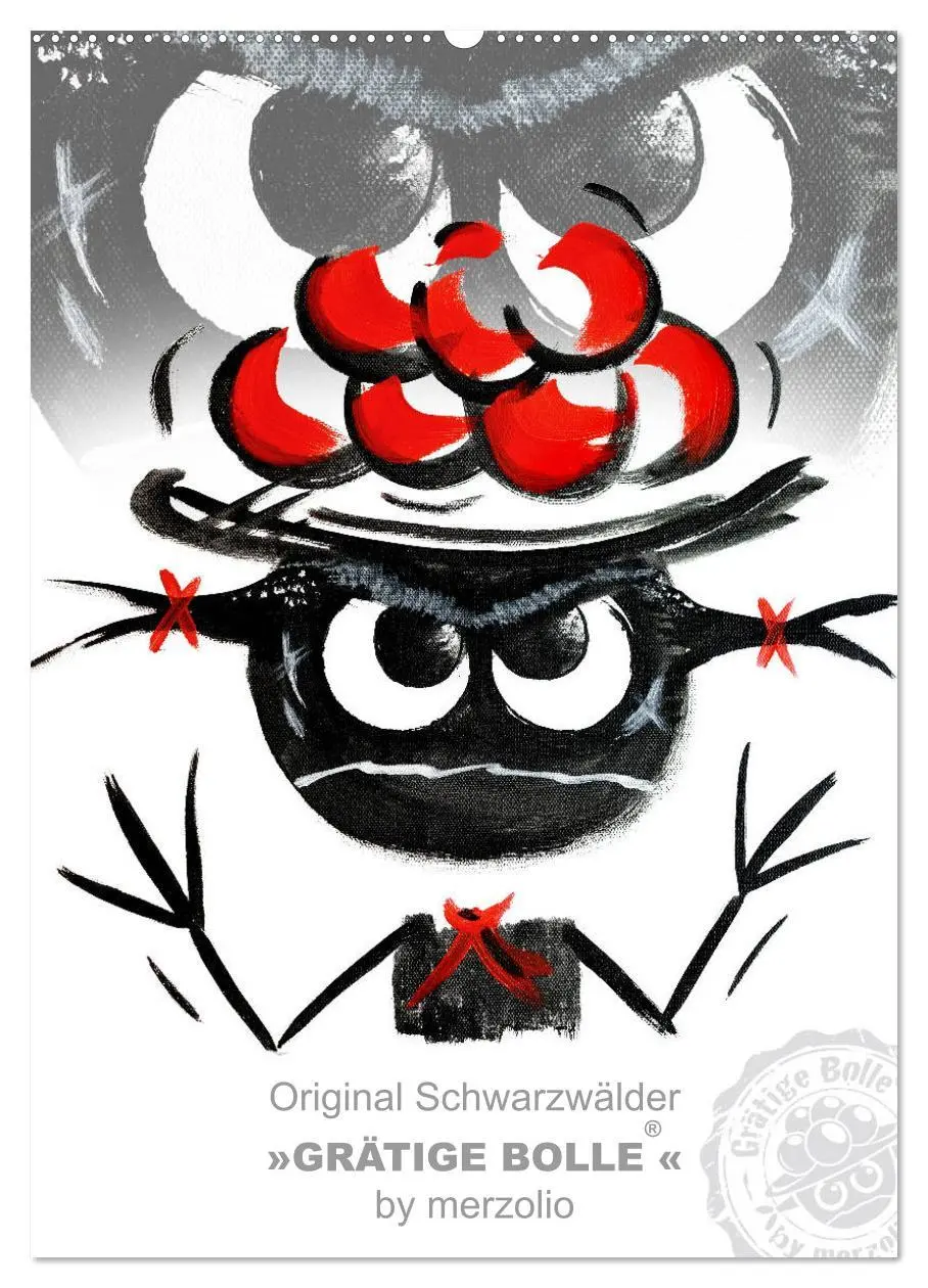 Cover: 9783516406566 | Original Schwarzwälder 'Grätige Bolle' by merzolio (Wandkalender...