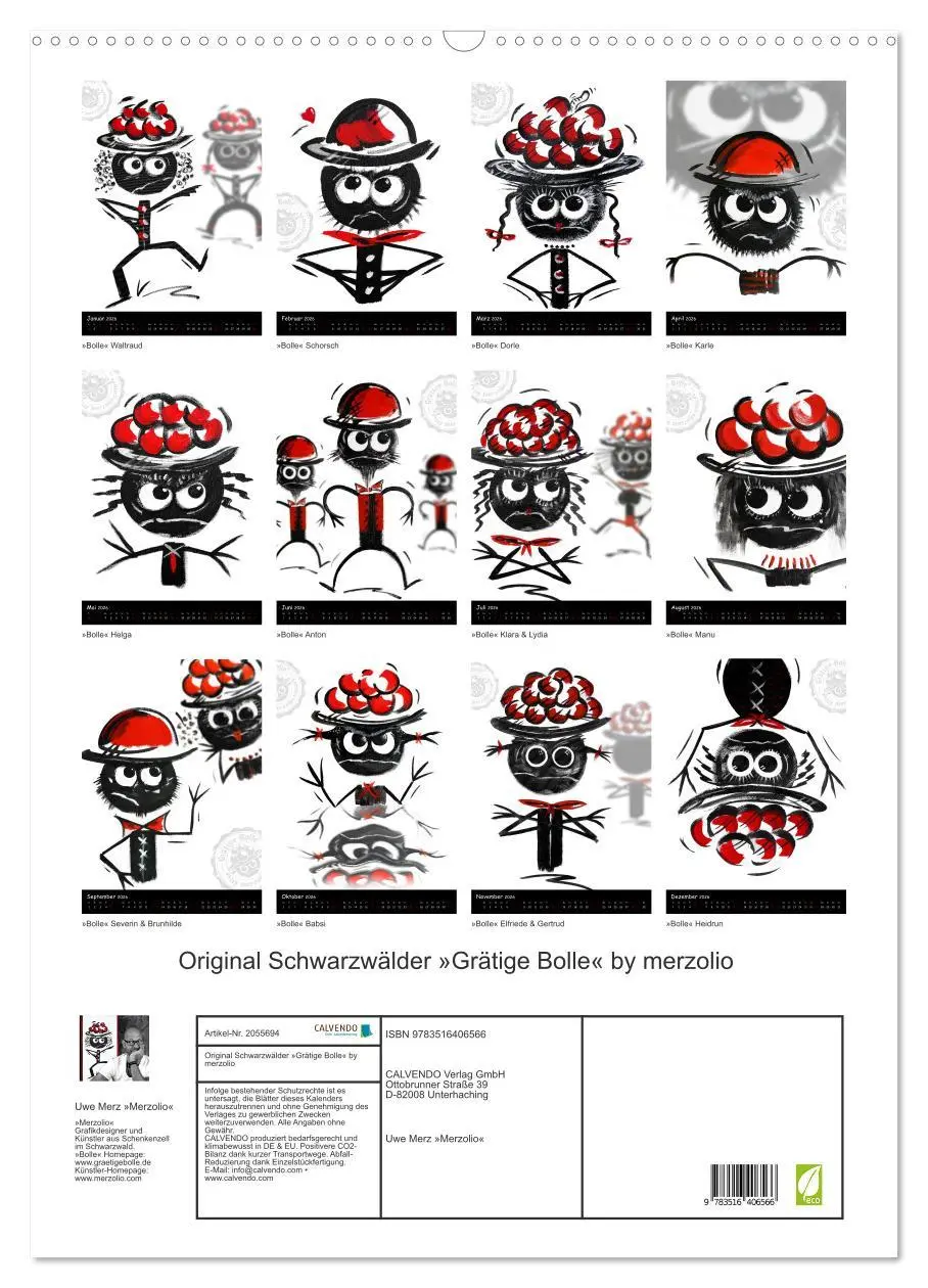 Bild: 9783516406566 | Original Schwarzwälder 'Grätige Bolle' by merzolio (Wandkalender...