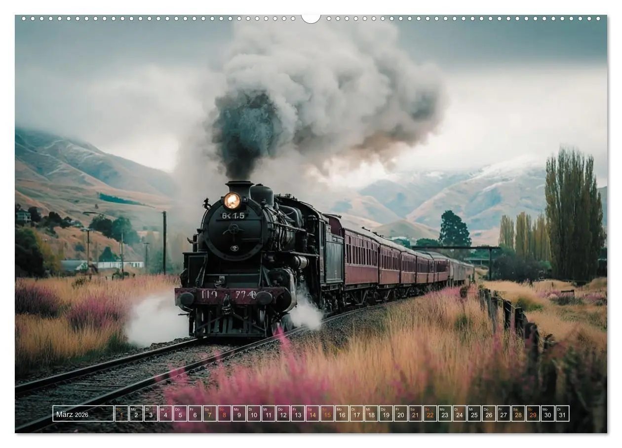 Bild: 9783516716566 | Stahlgiganten unter Dampf (Wandkalender 2026 DIN A2 quer), CALVENDO...