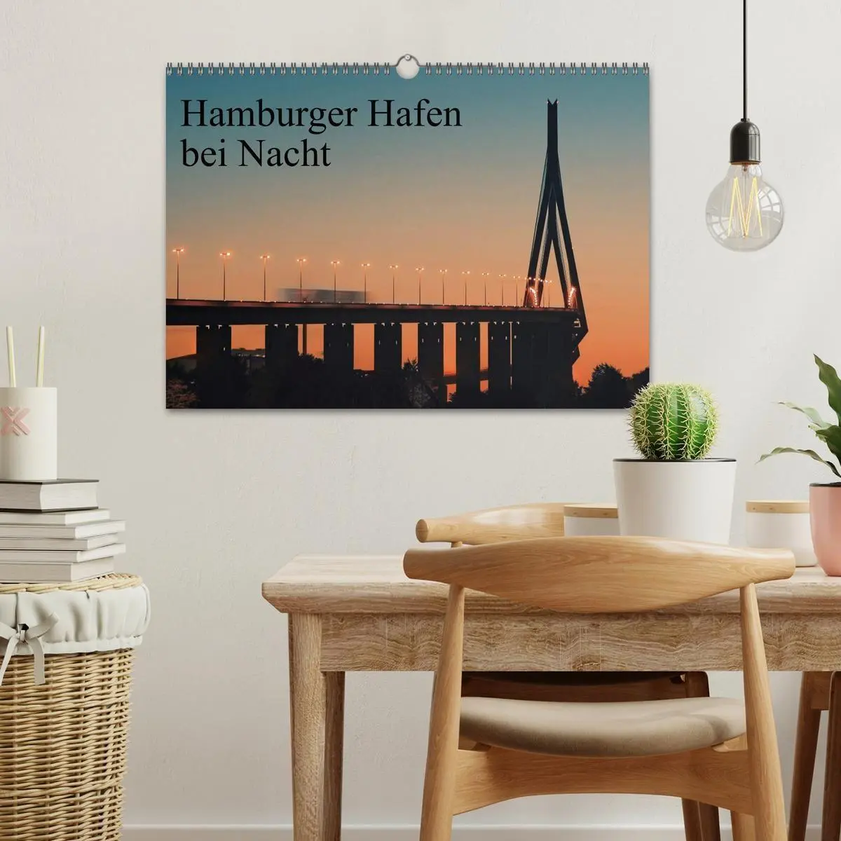 Bild: 9783594176566 | Hamburger Hafen bei Nacht (Wandkalender 2027 DIN A3 quer), CALVENDO...