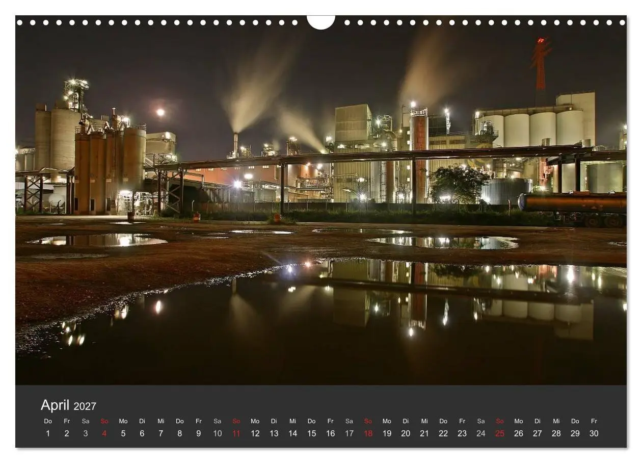 Bild: 9783594176566 | Hamburger Hafen bei Nacht (Wandkalender 2027 DIN A3 quer), CALVENDO...