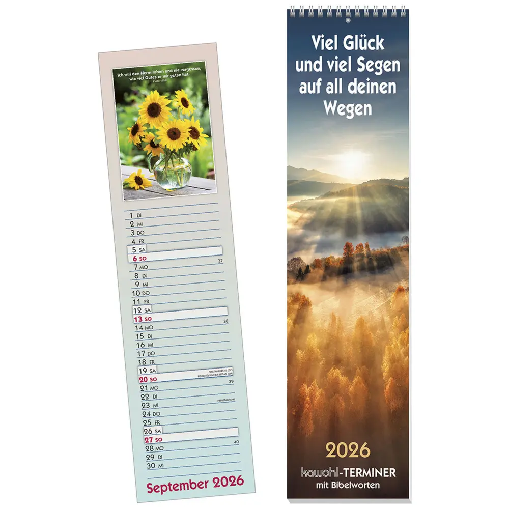 Cover: 9783754866566 | Viel Glück und viel Segen 2026 | Terminkalender | Kalender | 15 S.