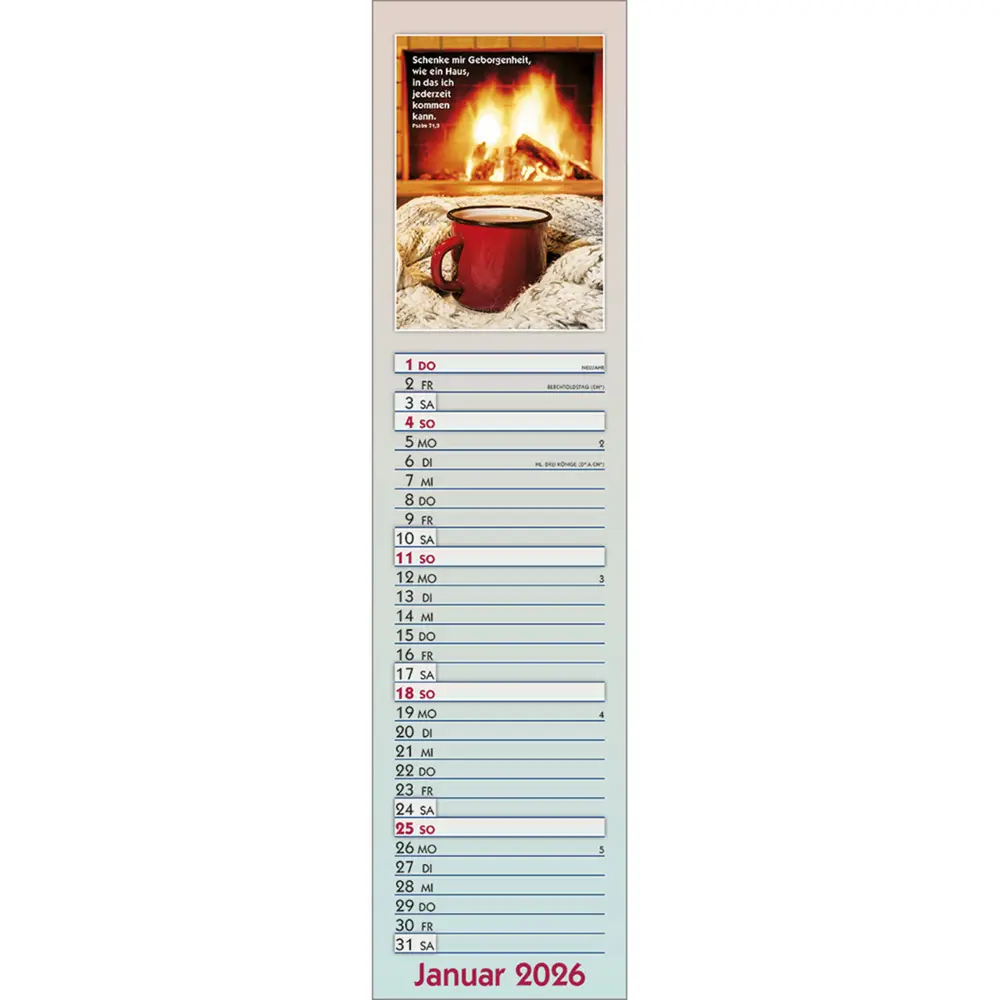 Bild: 9783754866566 | Viel Glück und viel Segen 2026 | Terminkalender | Kalender | 15 S.