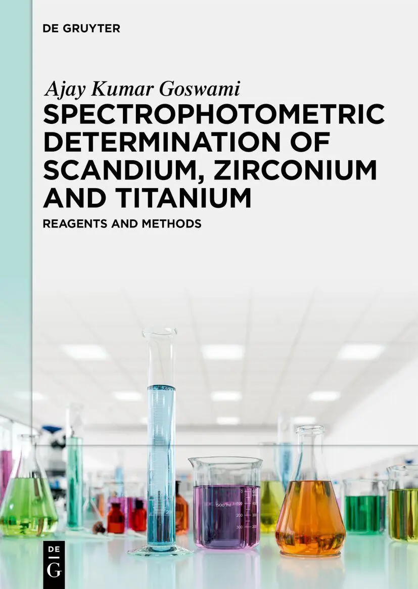 Spectrophotometric Determination of Scandium, Zirconium and Titanium - Neuware