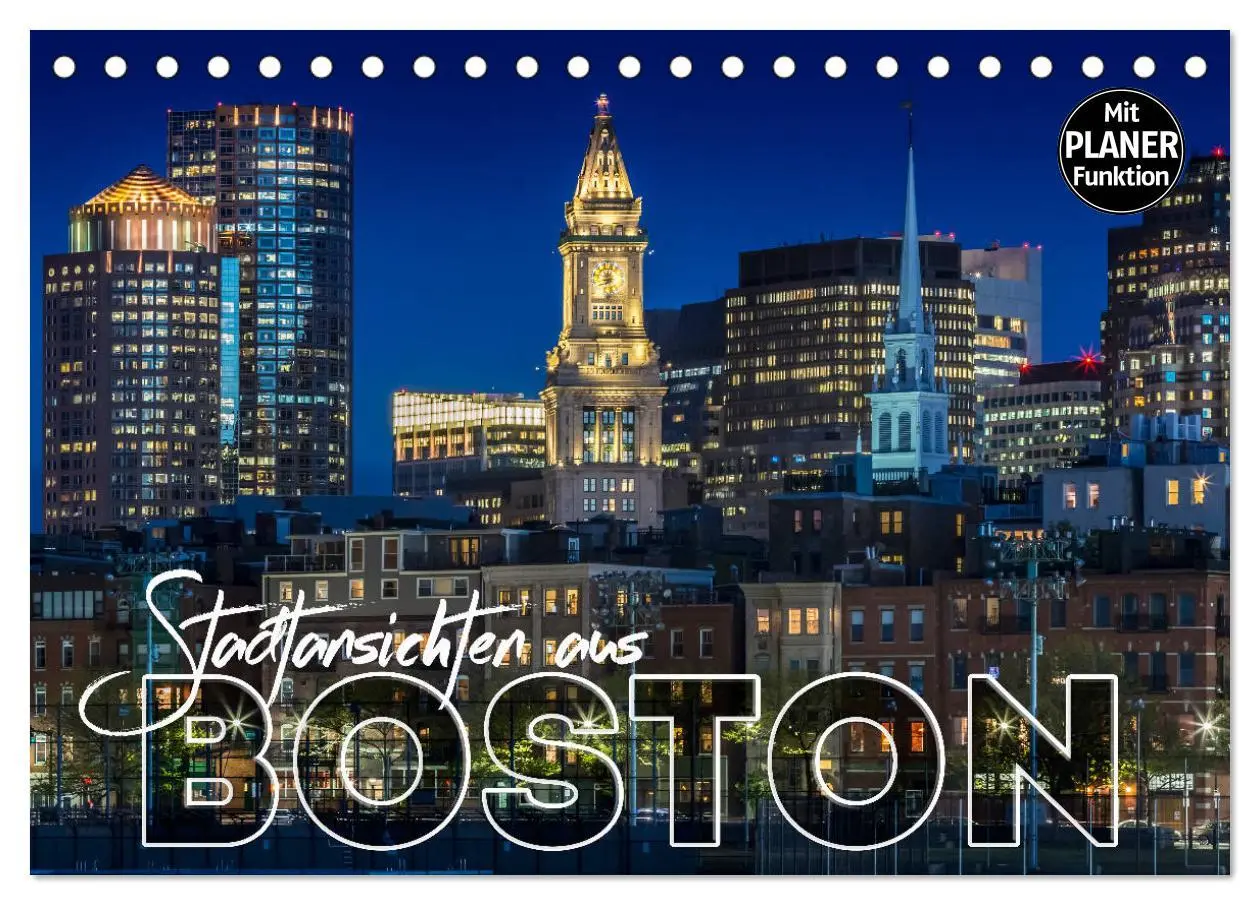Cover: 9783457856666 | Stadtansichten aus Boston (Tischkalender 2026 DIN A5 quer),...
