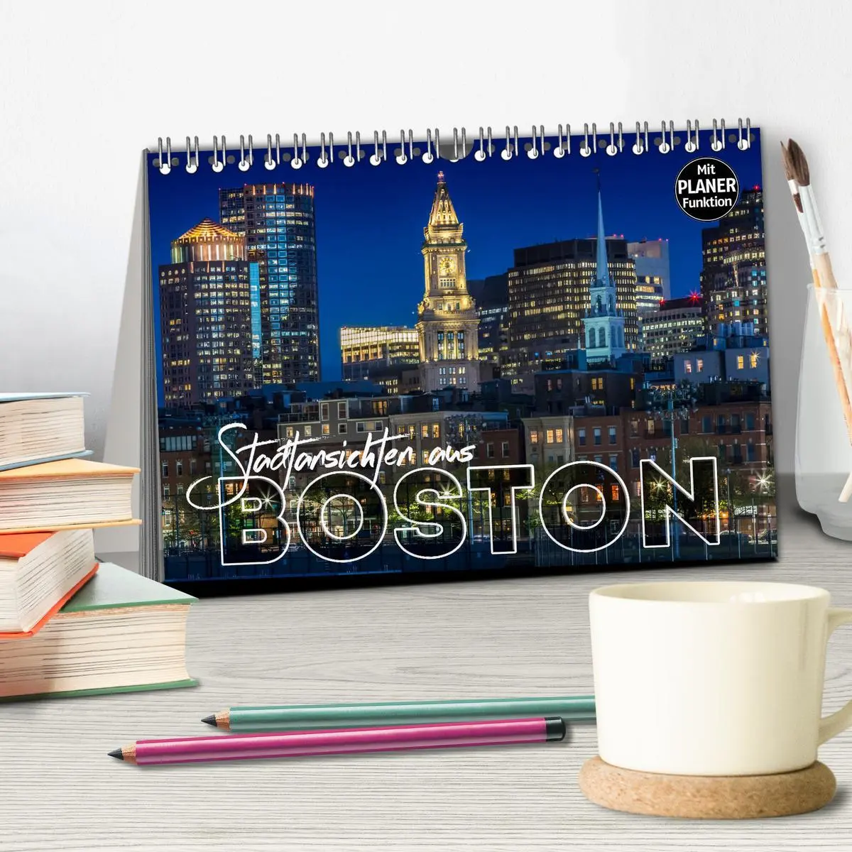 Bild: 9783457856666 | Stadtansichten aus Boston (Tischkalender 2026 DIN A5 quer),...