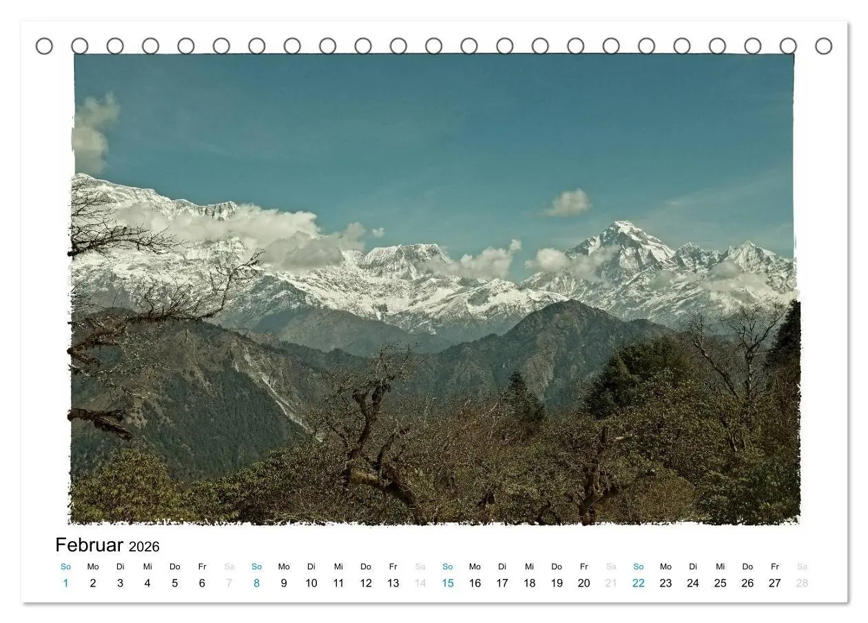 Bild: 9783516016666 | NEPAL GREAT HIMALAYA TRAIL - KULTUR ROUTE (Tischkalender 2026 DIN...