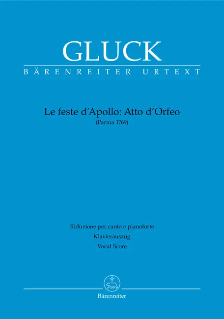 Atto d'Orfeo (aus "Le feste d'Apollo"; Parma Fassung von 1769)