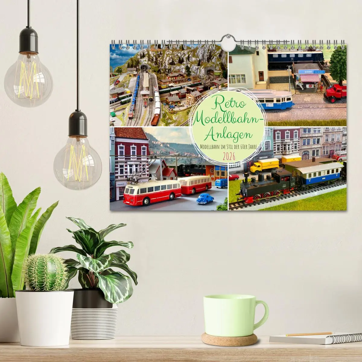 Bild: 9783457536766 | Retro Modellbahnanlagen (Wandkalender 2026 DIN A4 quer), CALVENDO...