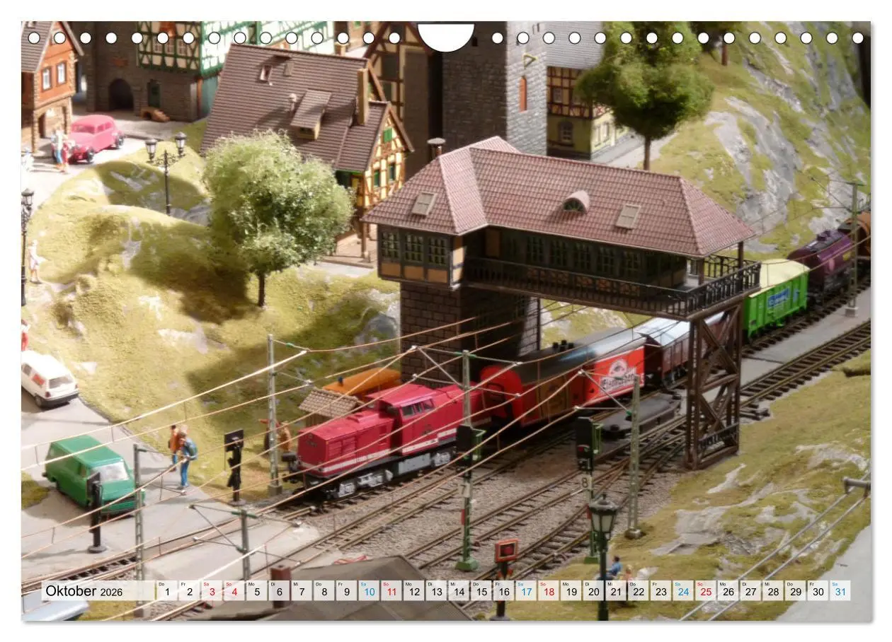 Bild: 9783457536766 | Retro Modellbahnanlagen (Wandkalender 2026 DIN A4 quer), CALVENDO...