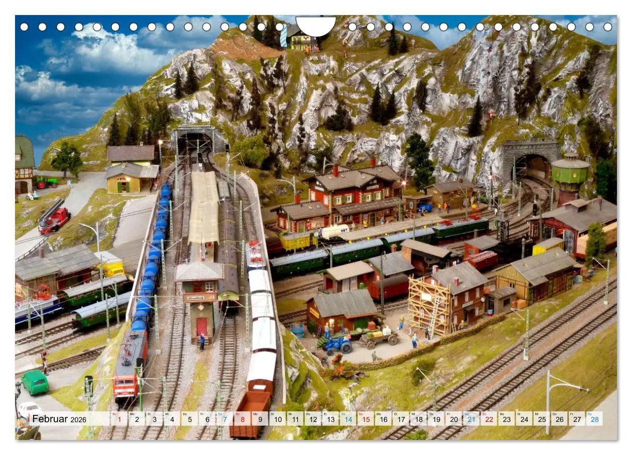 Bild: 9783457536766 | Retro Modellbahnanlagen (Wandkalender 2026 DIN A4 quer), CALVENDO...