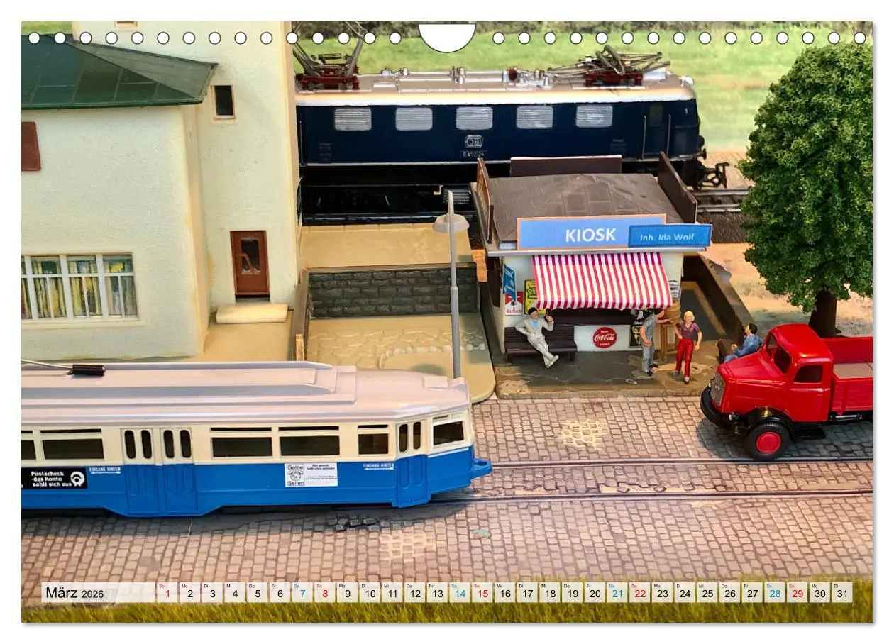 Bild: 9783457536766 | Retro Modellbahnanlagen (Wandkalender 2026 DIN A4 quer), CALVENDO...