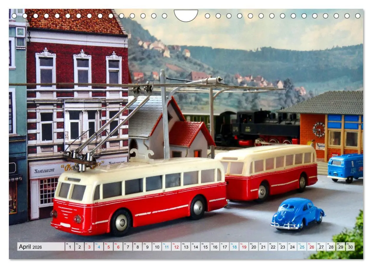 Bild: 9783457536766 | Retro Modellbahnanlagen (Wandkalender 2026 DIN A4 quer), CALVENDO...