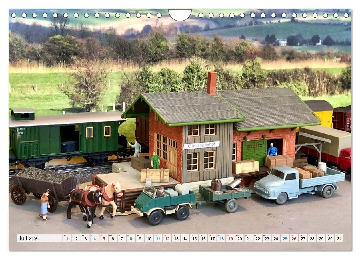 Bild: 9783457536766 | Retro Modellbahnanlagen (Wandkalender 2026 DIN A4 quer), CALVENDO...
