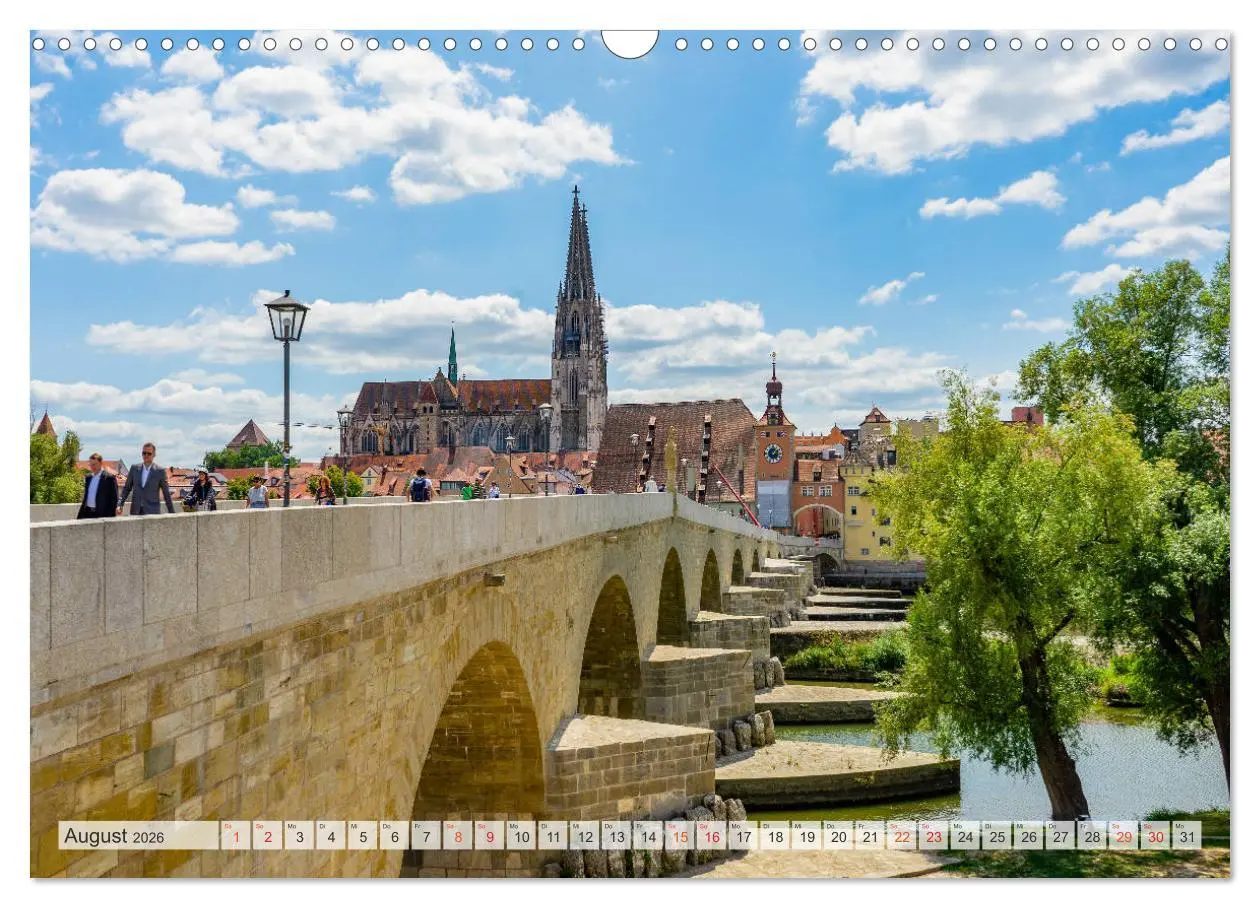 Bild: 9783457916766 | Regensburg Stadtansichten (Wandkalender 2026 DIN A3 quer), CALVENDO...