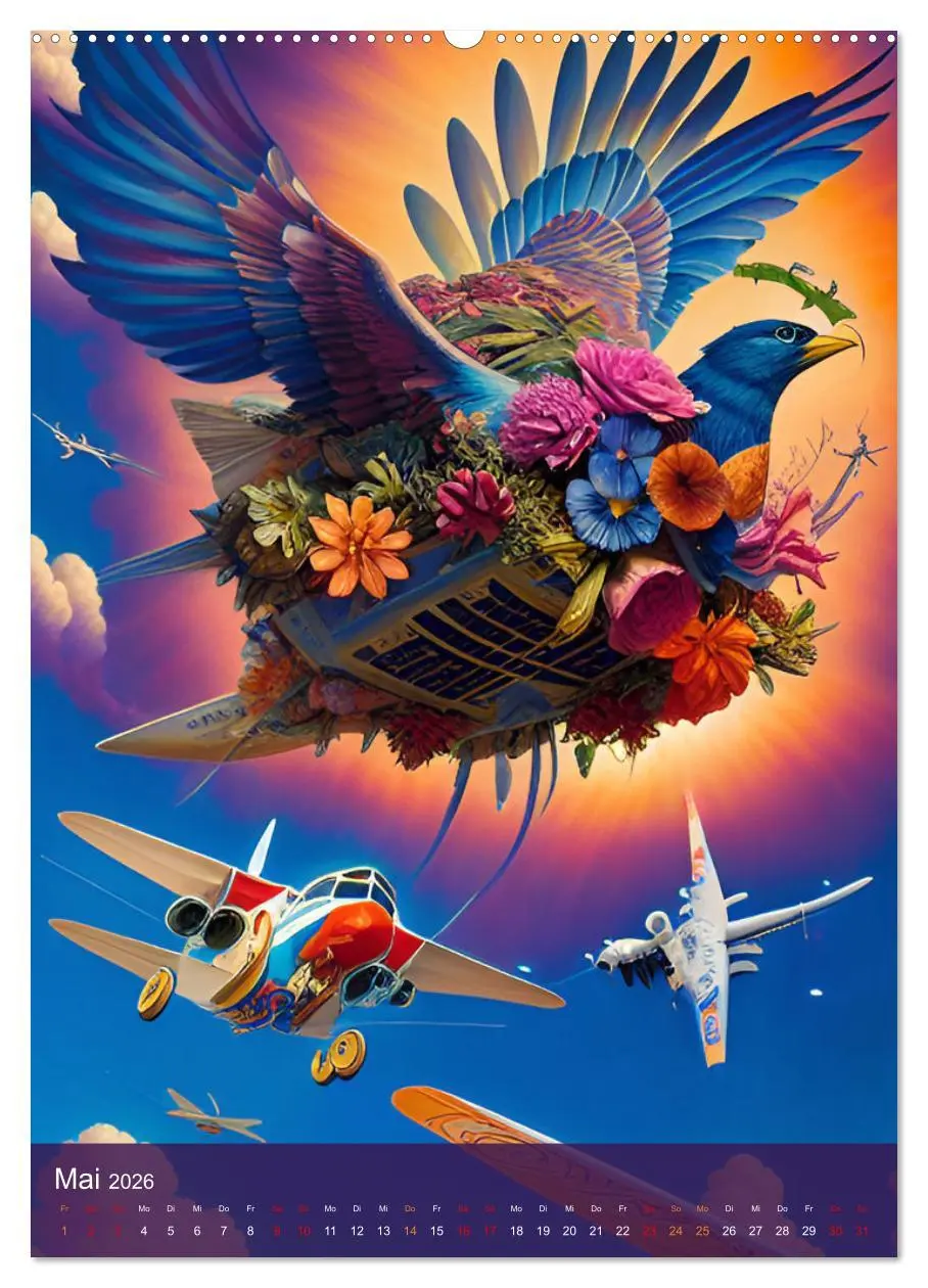 Bild: 9783516316766 | Fotokunst mit KI - Surrealismus (hochwertiger Premium Wandkalender...