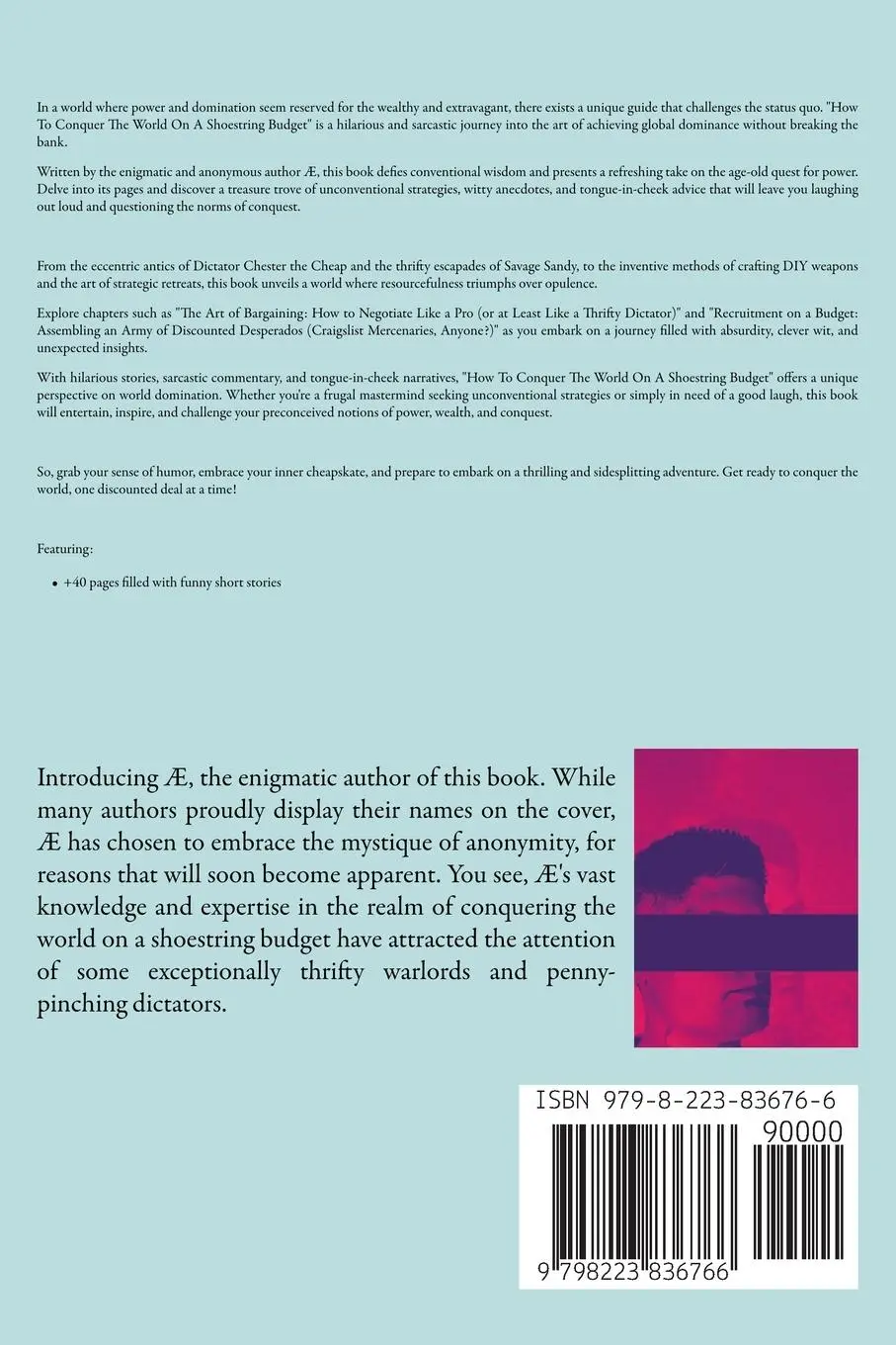 Rückseite: 9798223836766 | How to Conquer the World on a Shoestring Budget | Æ. Æ | Taschenbuch