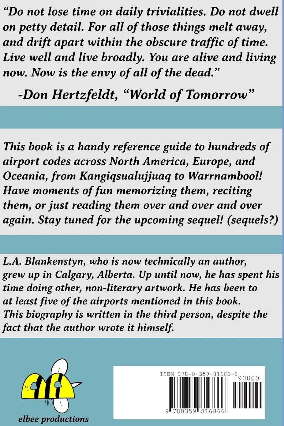Rückseite: 9780359816866 | Airport Codes of North America (and also Europe &amp; Oceania) | Buch