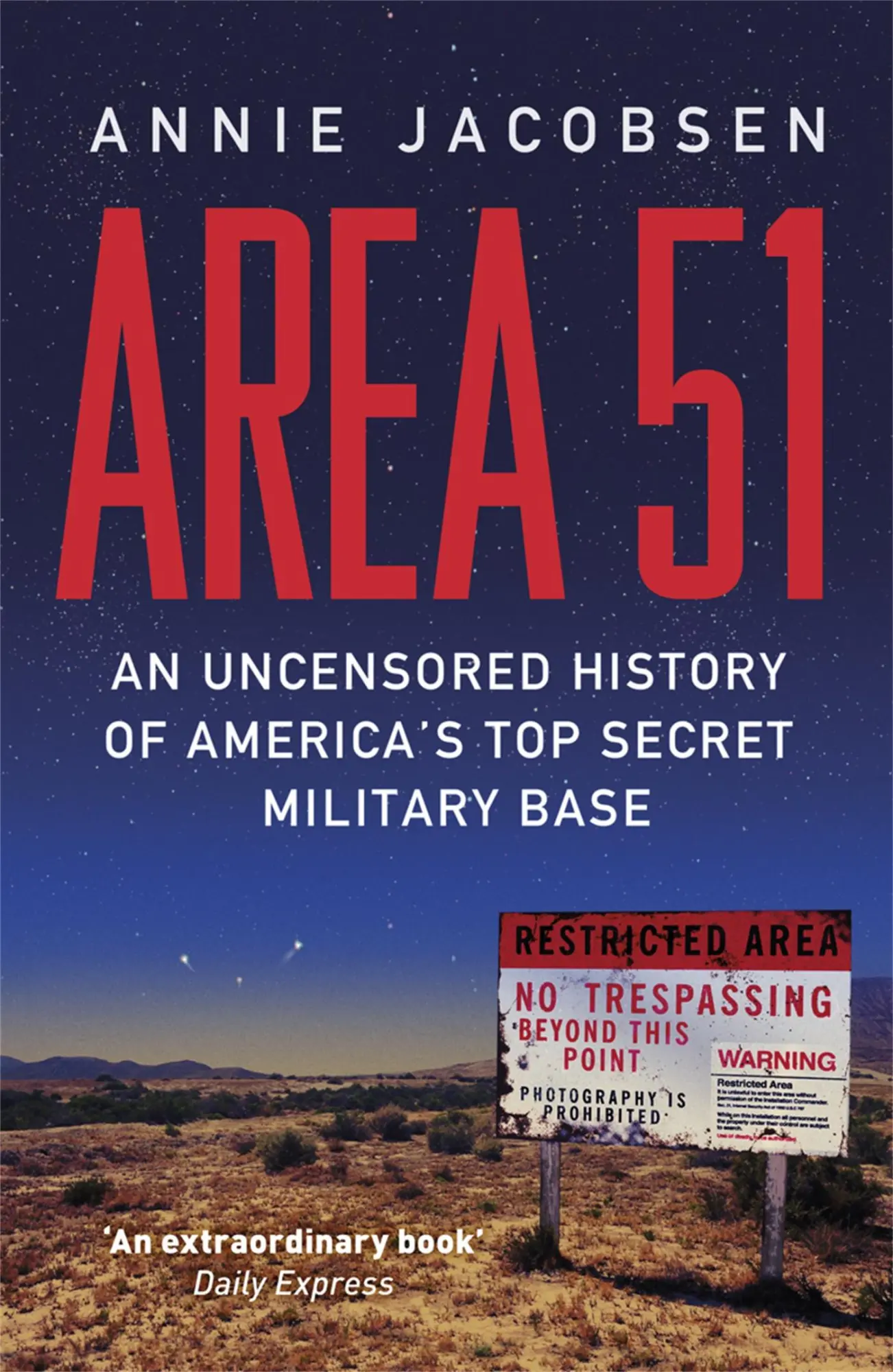 Cover: 9781409136866 | Area 51 | An Uncensored History of America's Top Secret Military Base